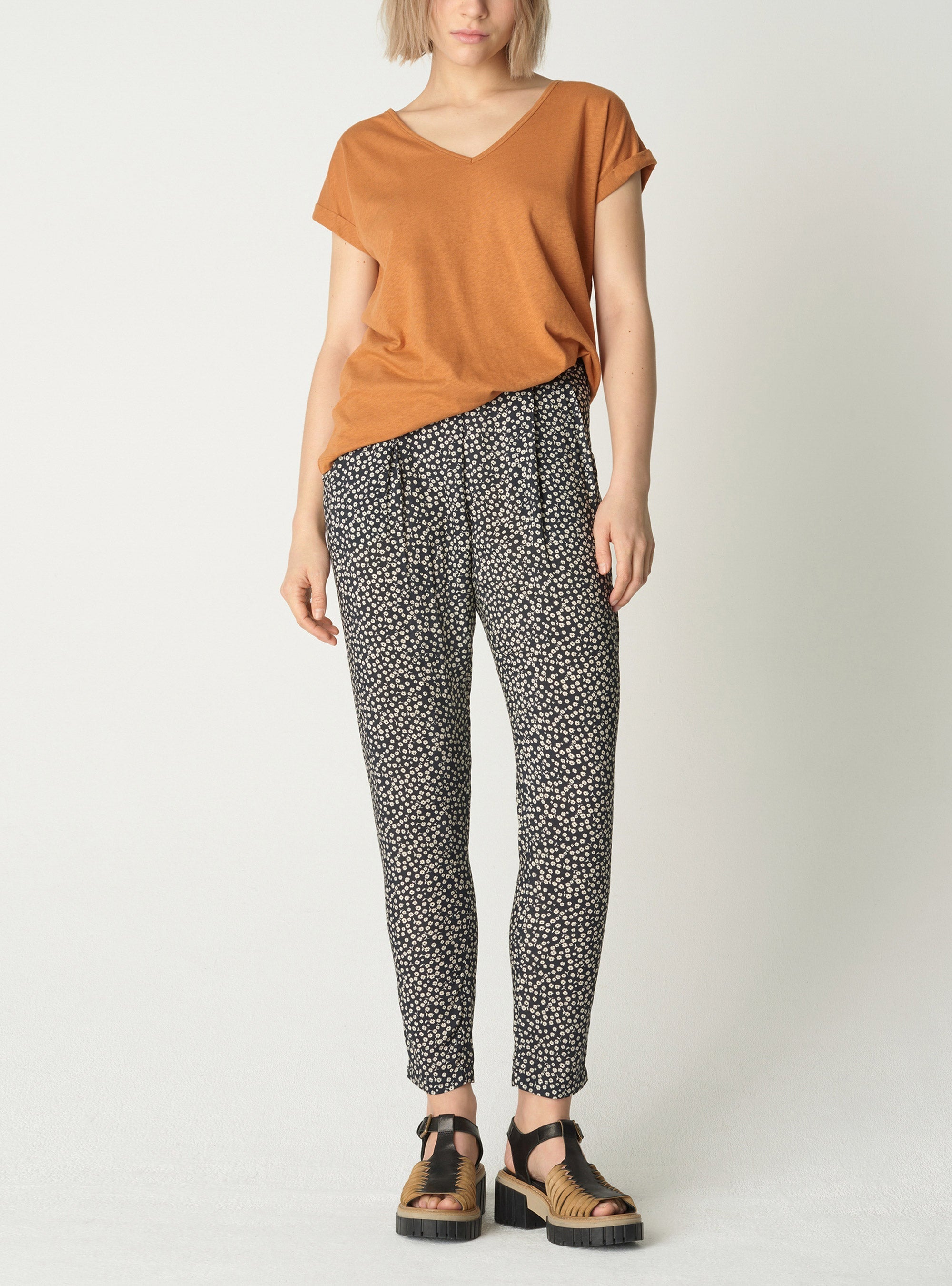 Pantalon Isa acoté