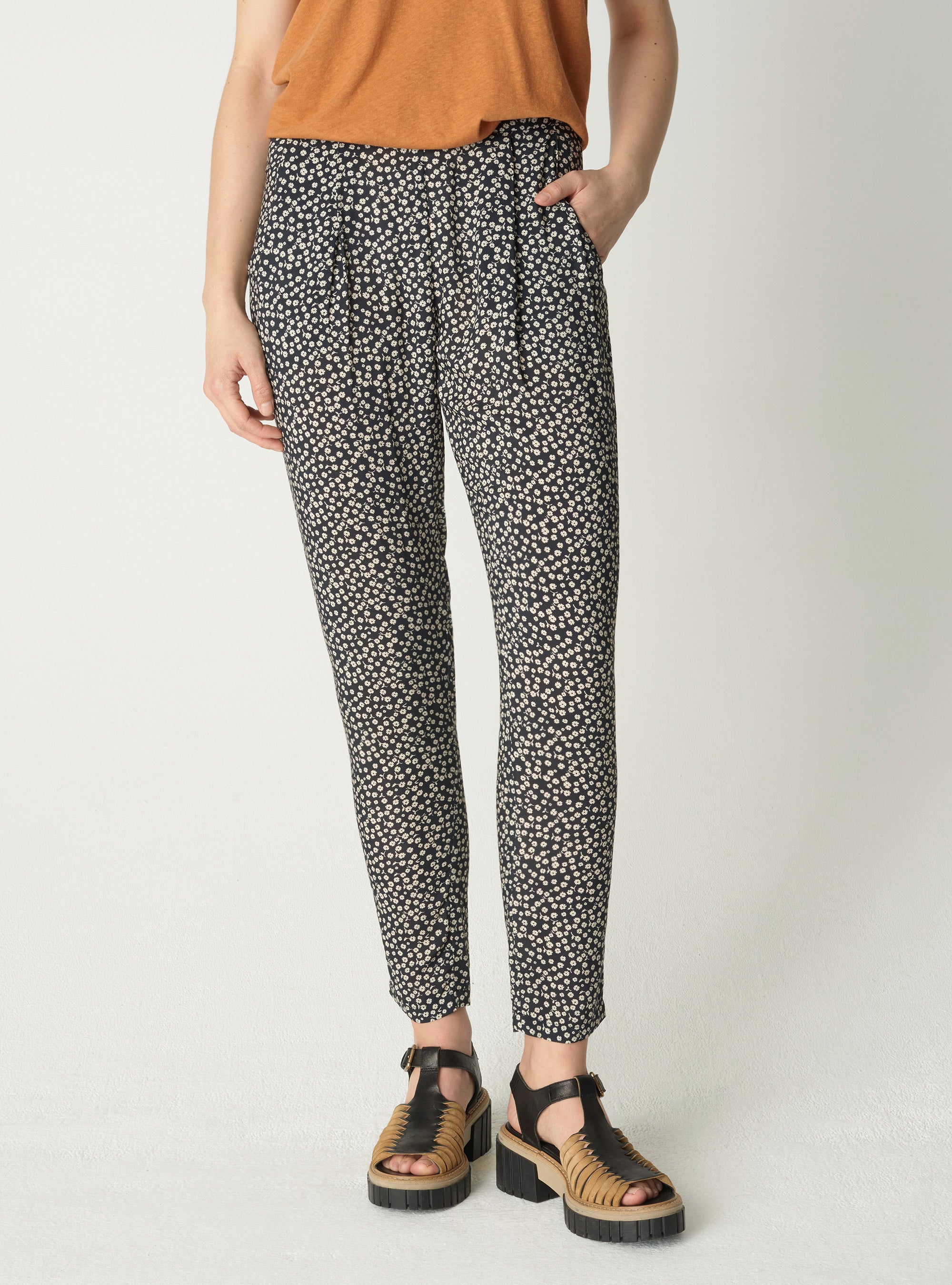 Pantalon Isa acoté