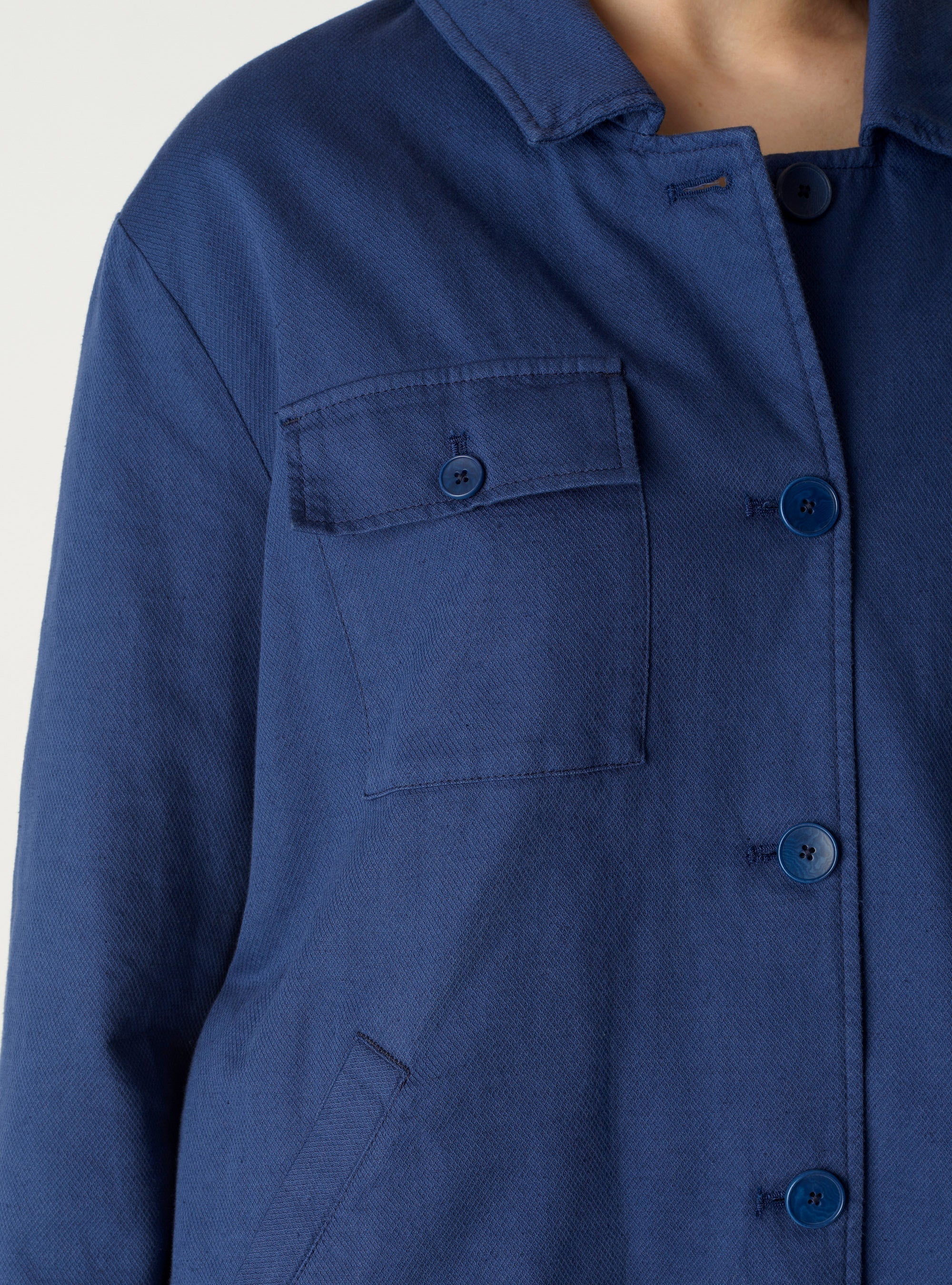 Veste Marine acoté