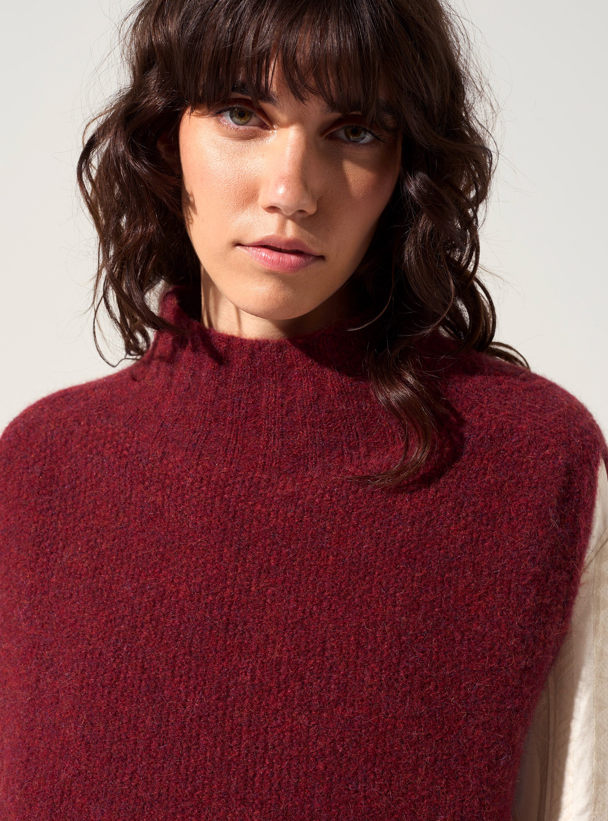 Sleeveless sweater