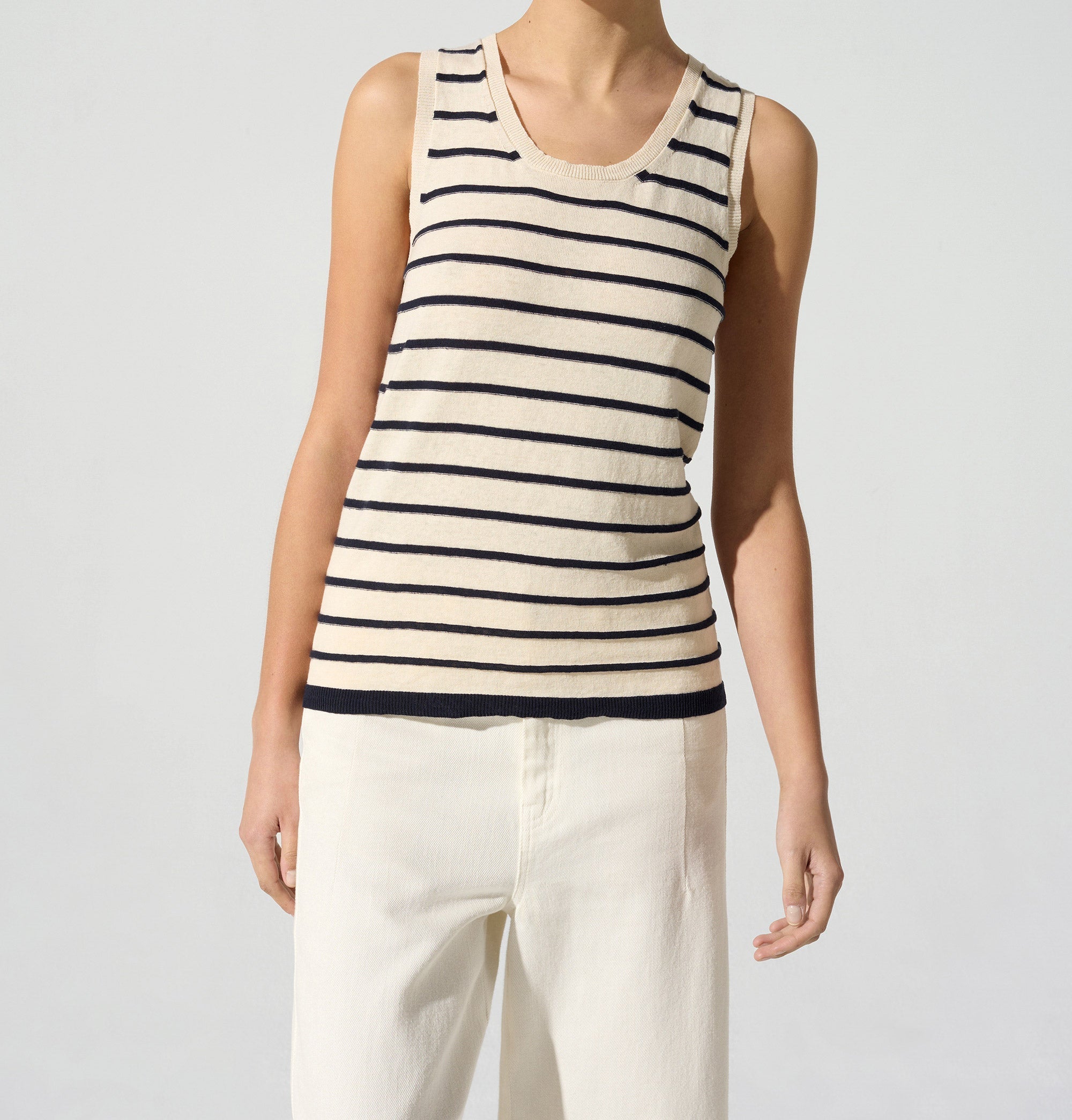 Débardeur marinière acoté