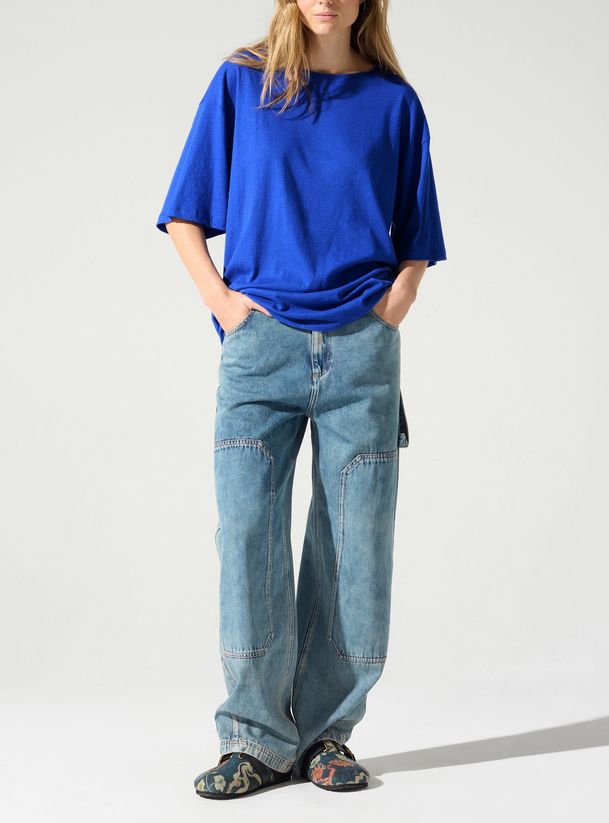 T-shirt ample acoté