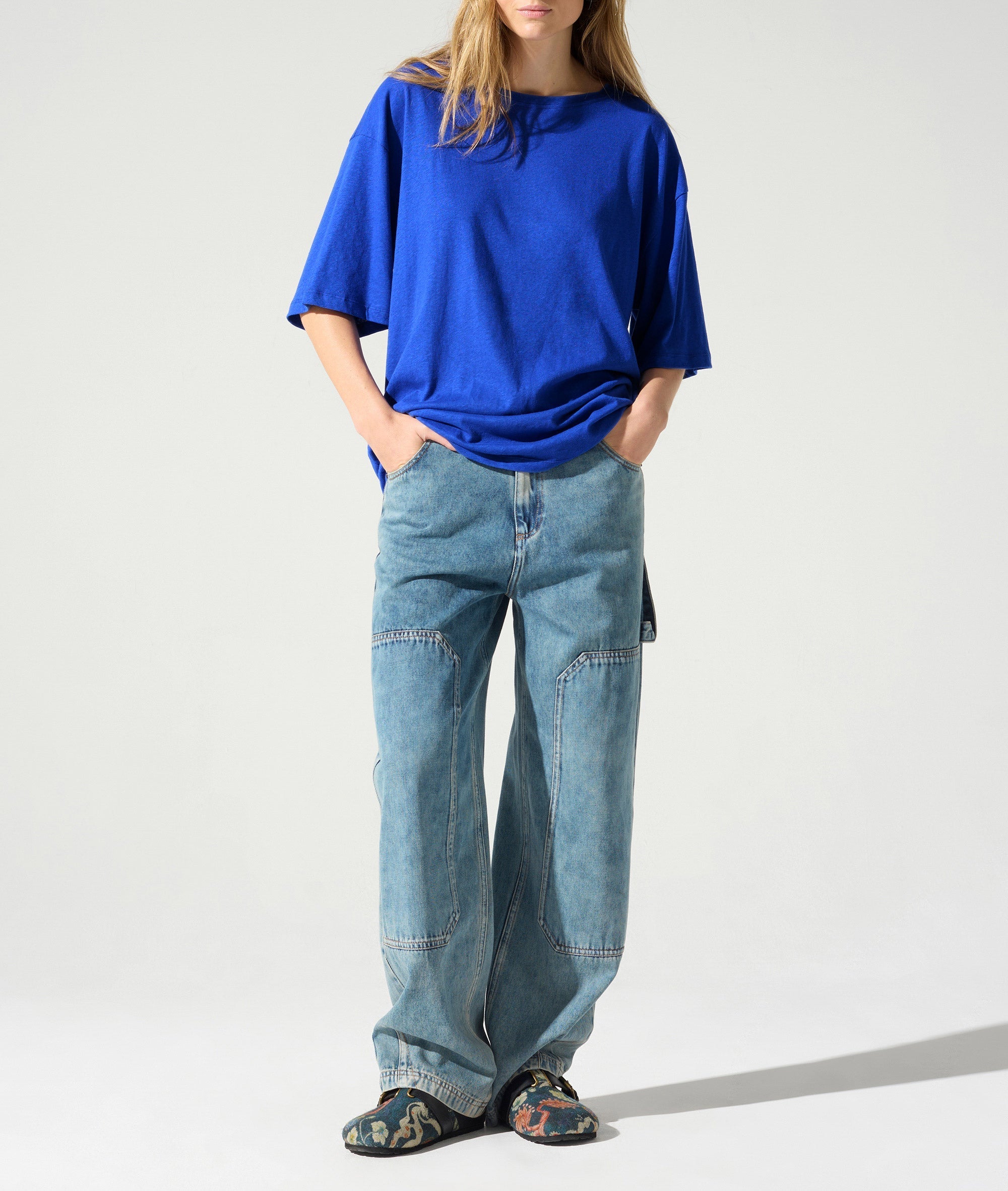 T-shirt ample acoté