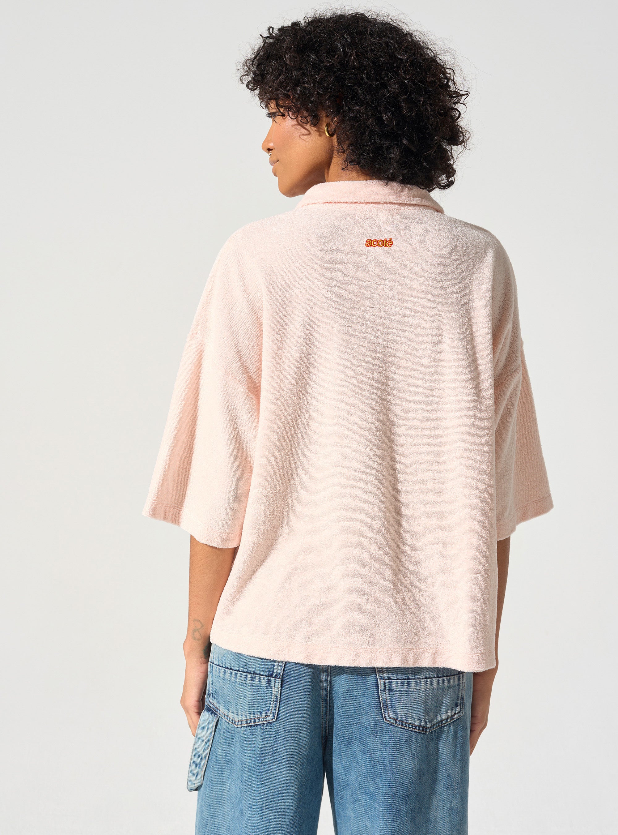 T-shirt polo éponge