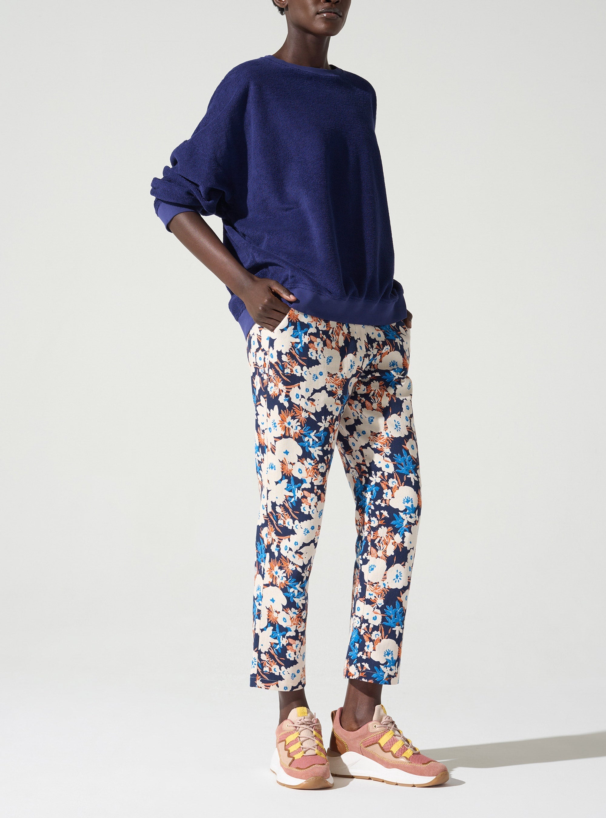 Sweatshirt éponge acoté