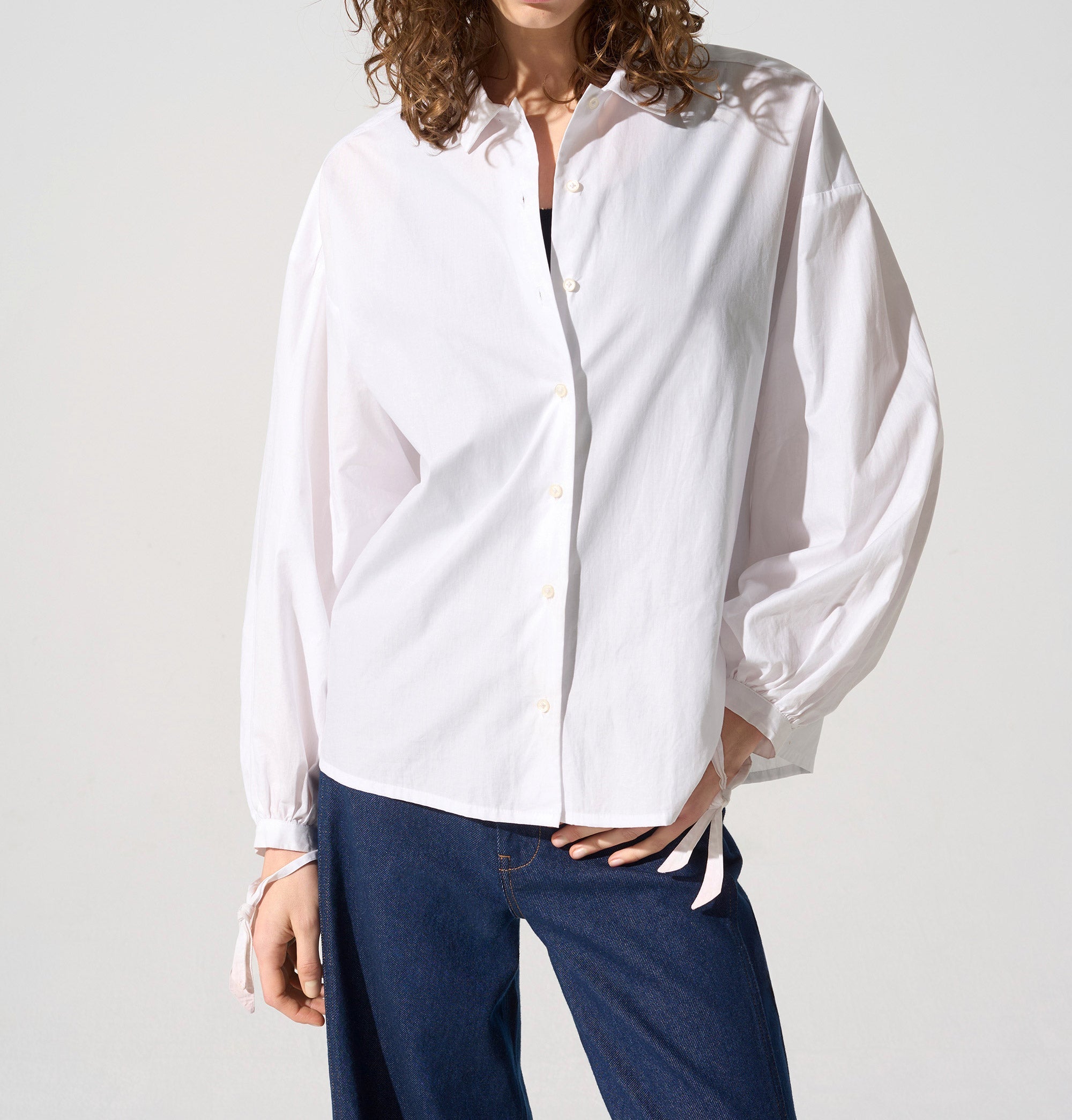 Chemise ample acoté