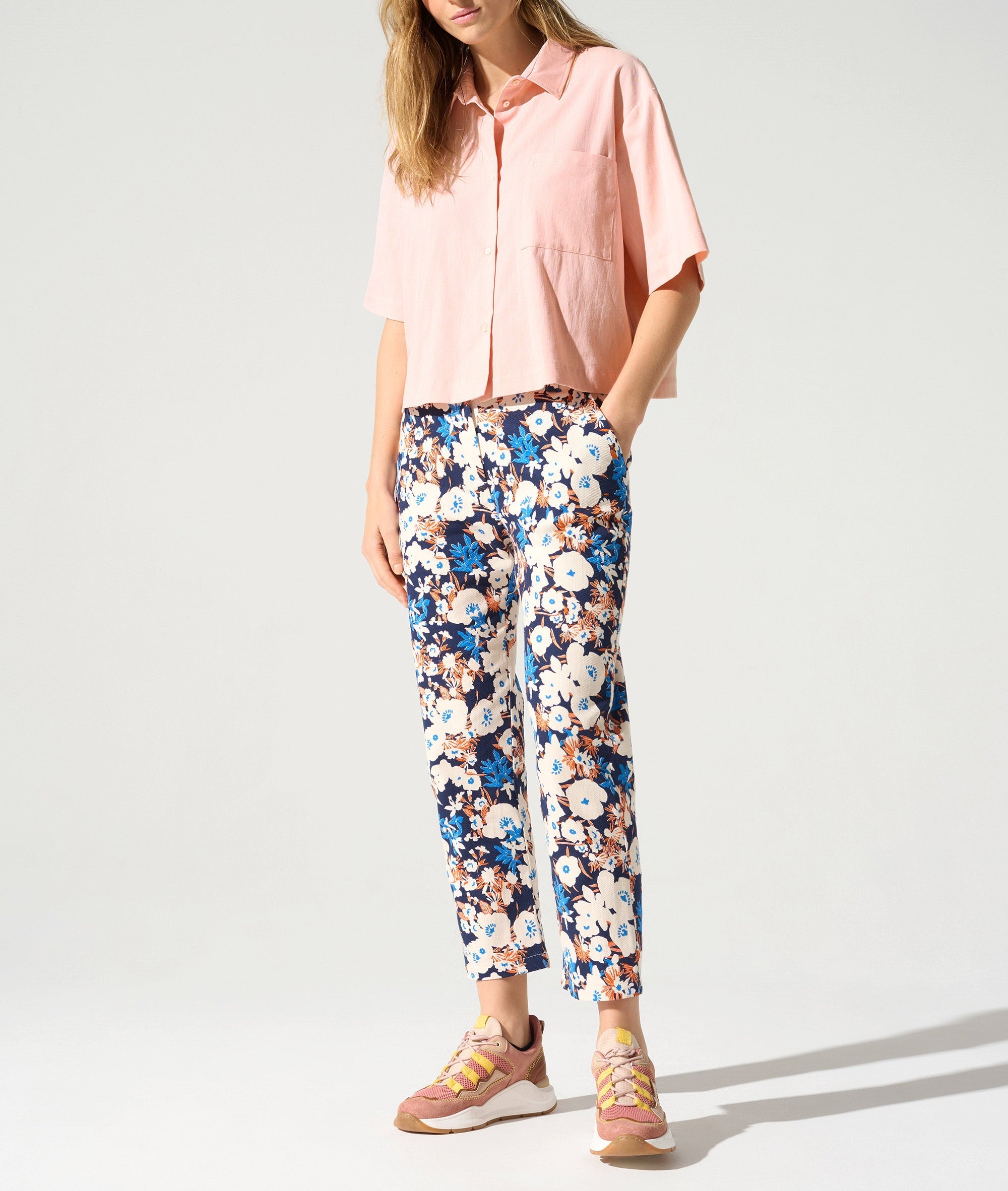 Chemise manches courtes acoté