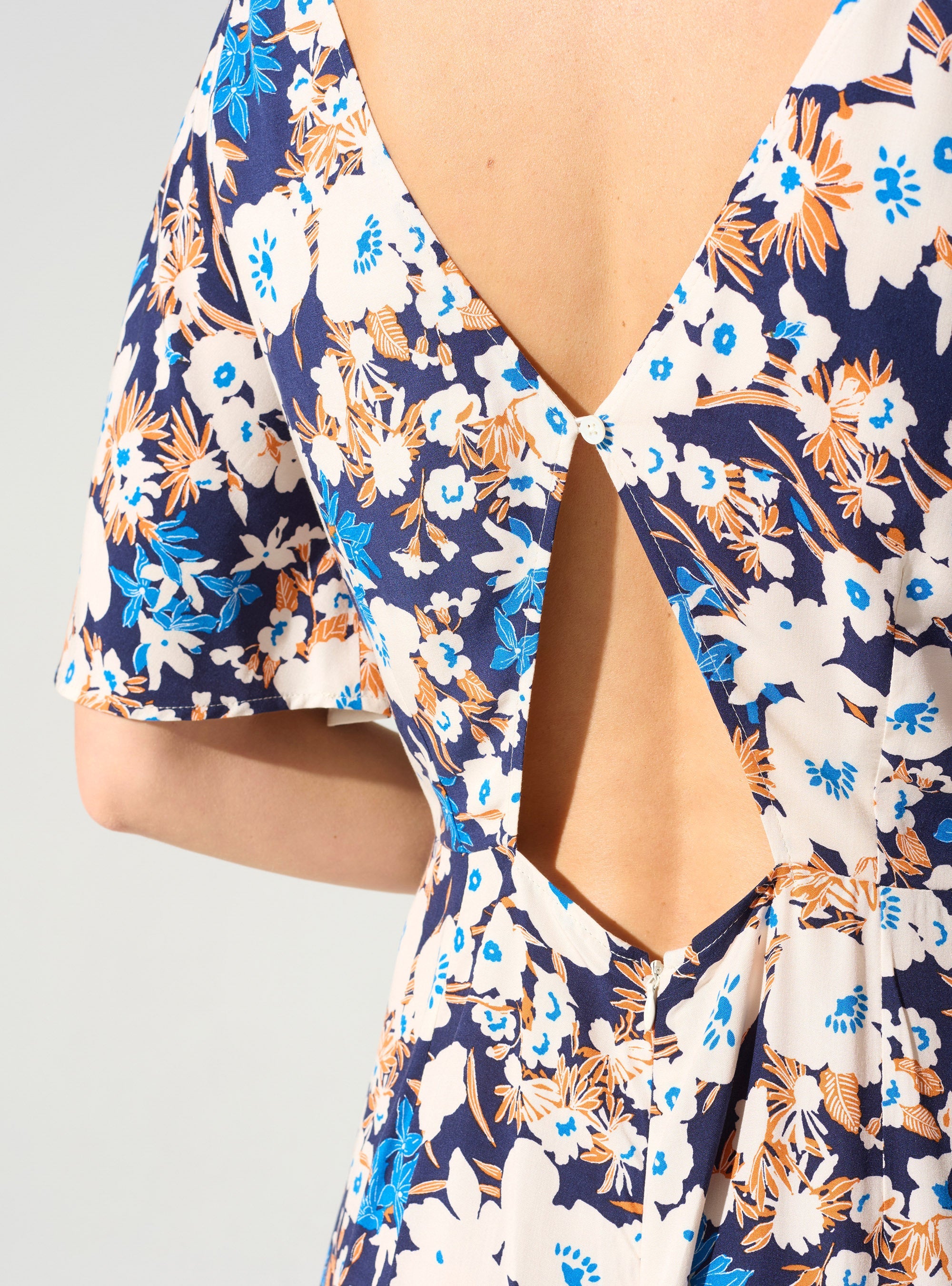 Robe longue imprimée