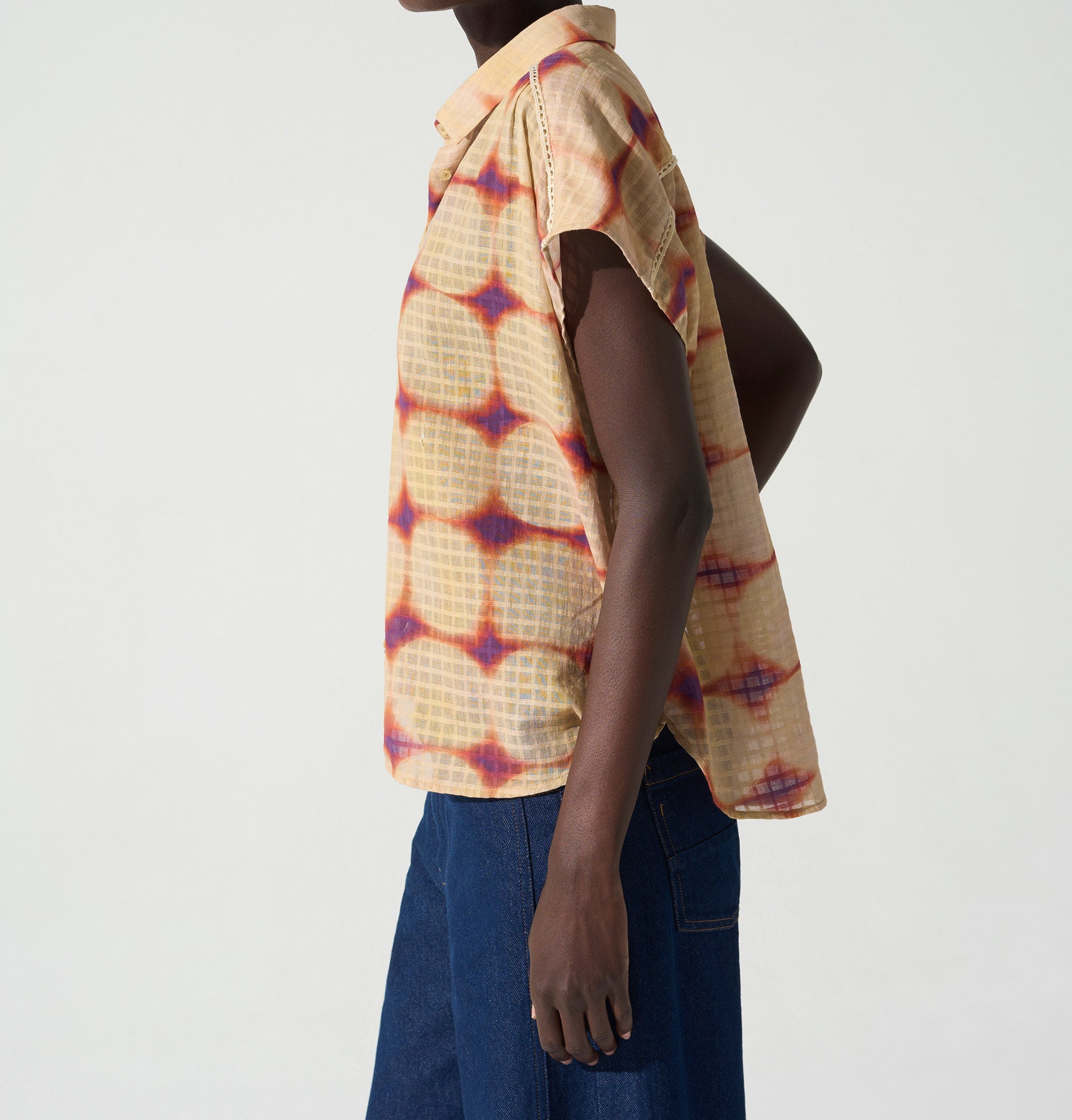 Chemise coupe ample acoté