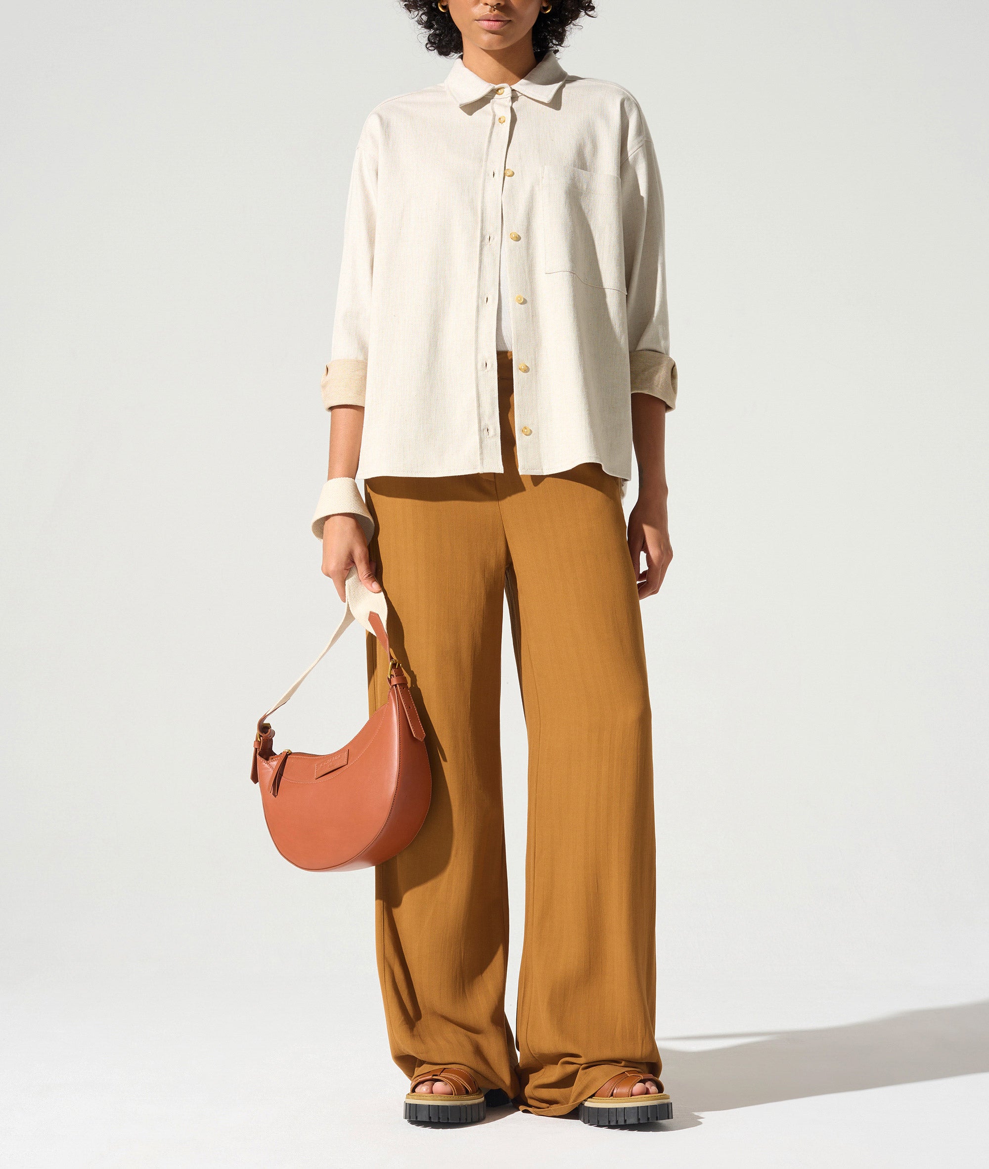 Surchemise ample acoté