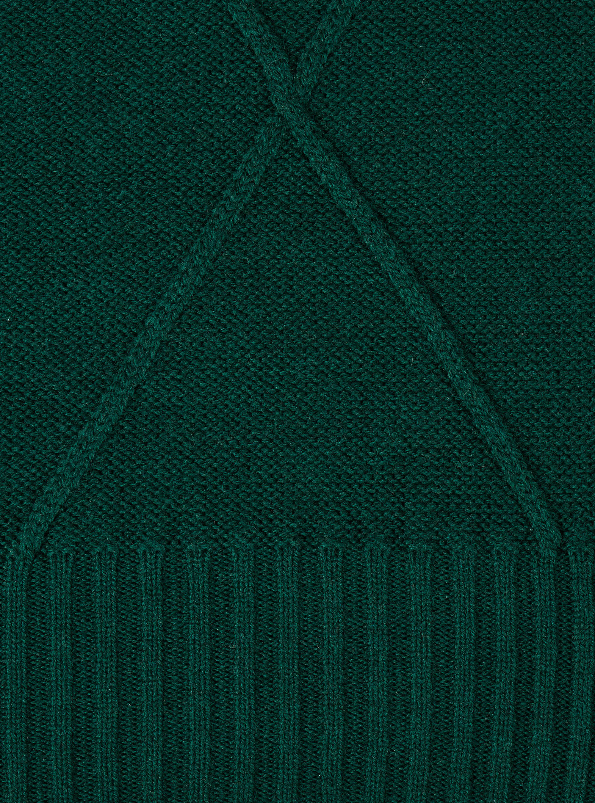 Écharpe torsadée en laine acoté