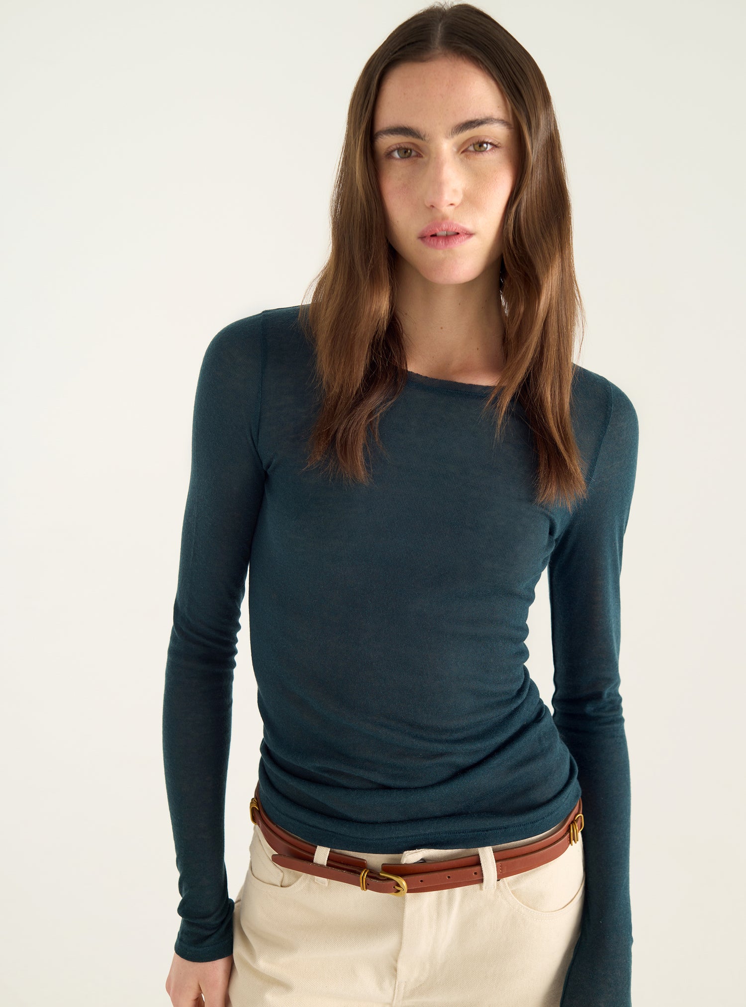 T-shirt manches longues en jersey Lyocell