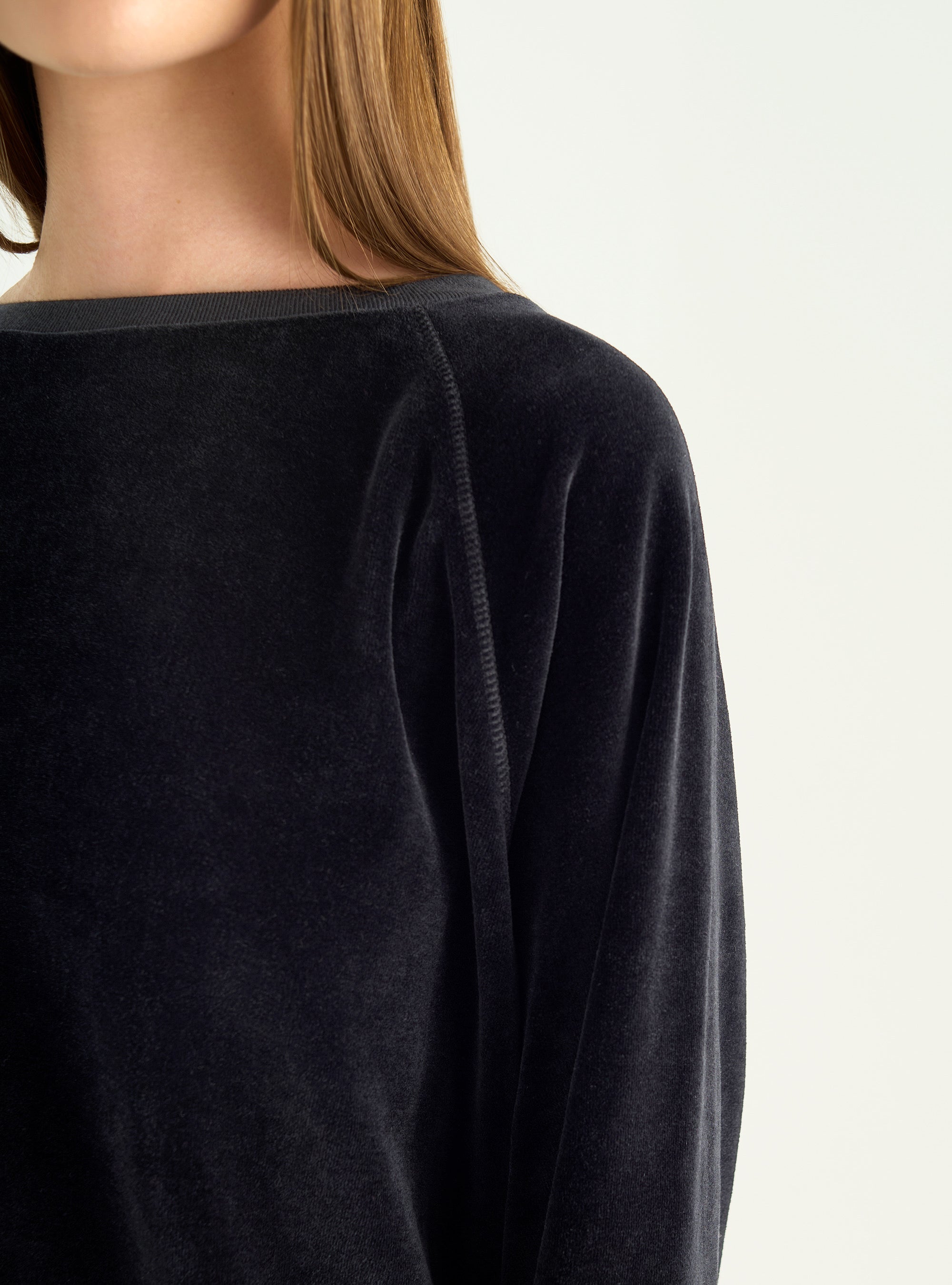 Sweat en velours de coton
