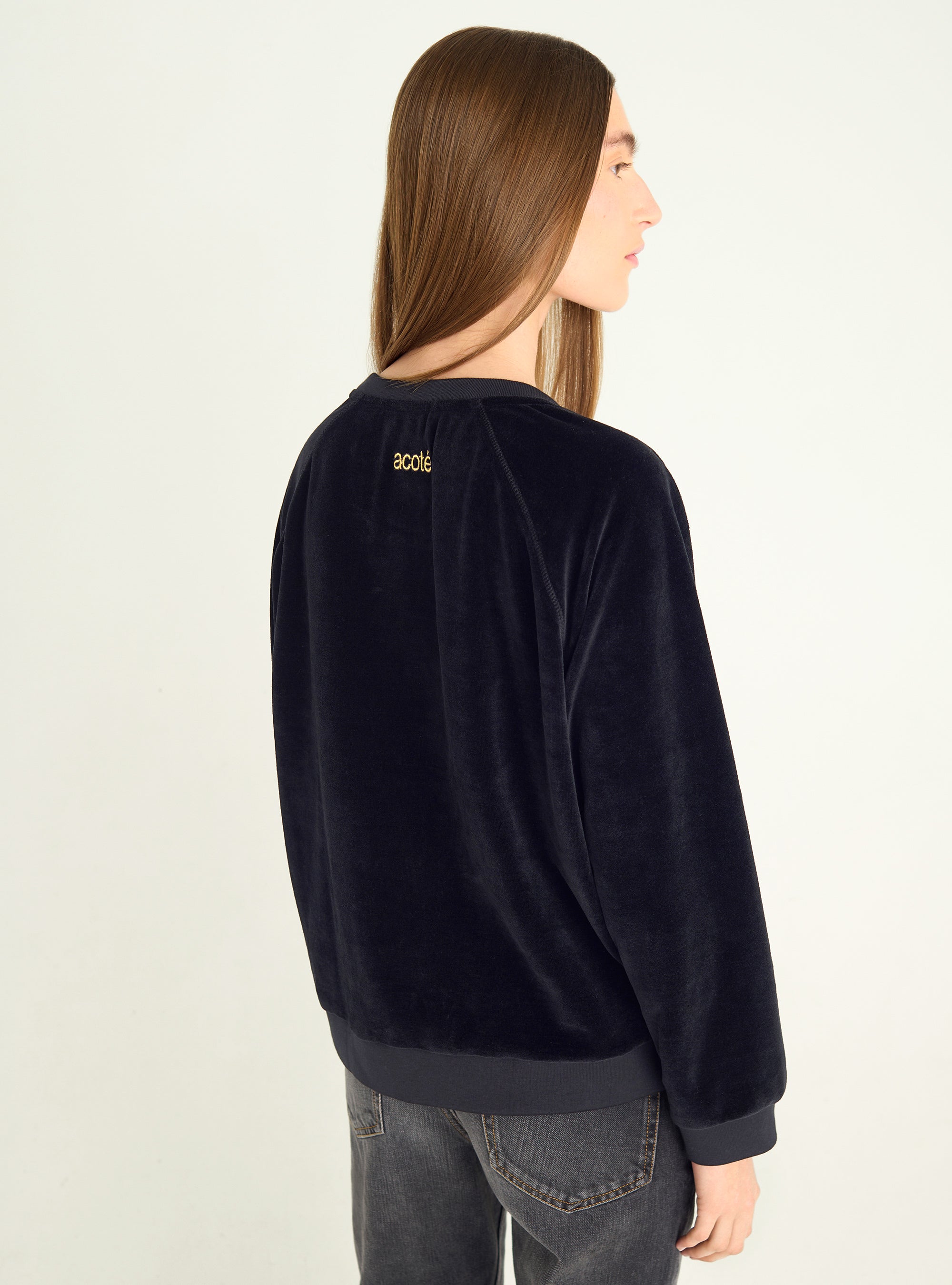 Sweat en velours de coton