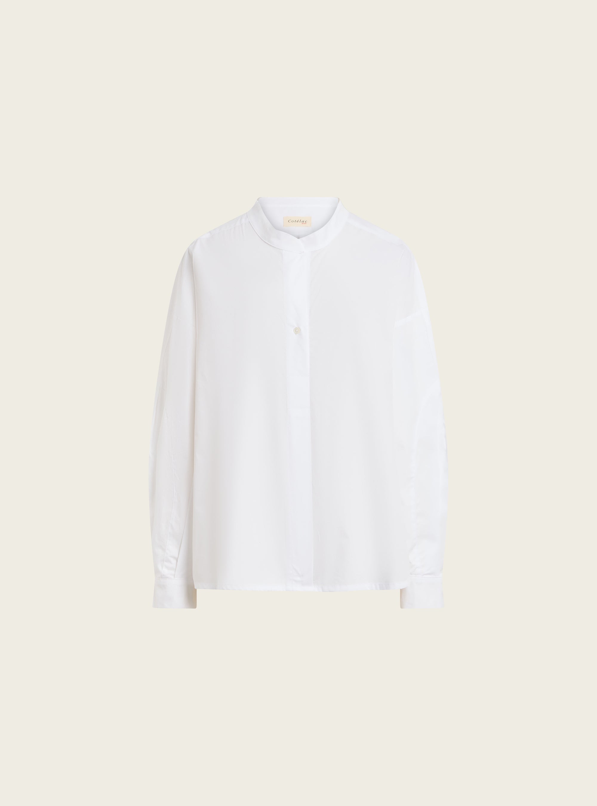 Blouse en coton bio acoté