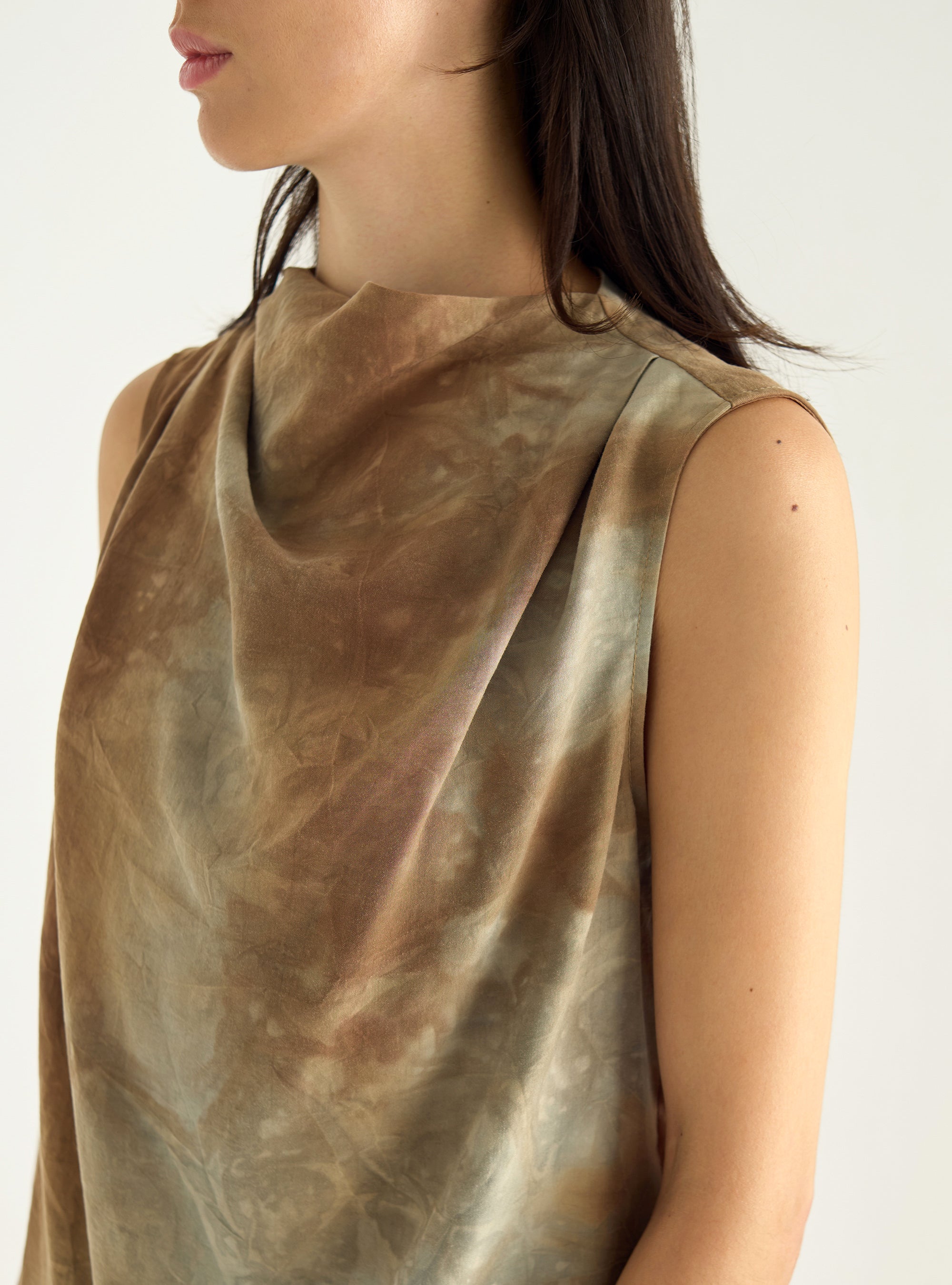 Cowl neck top