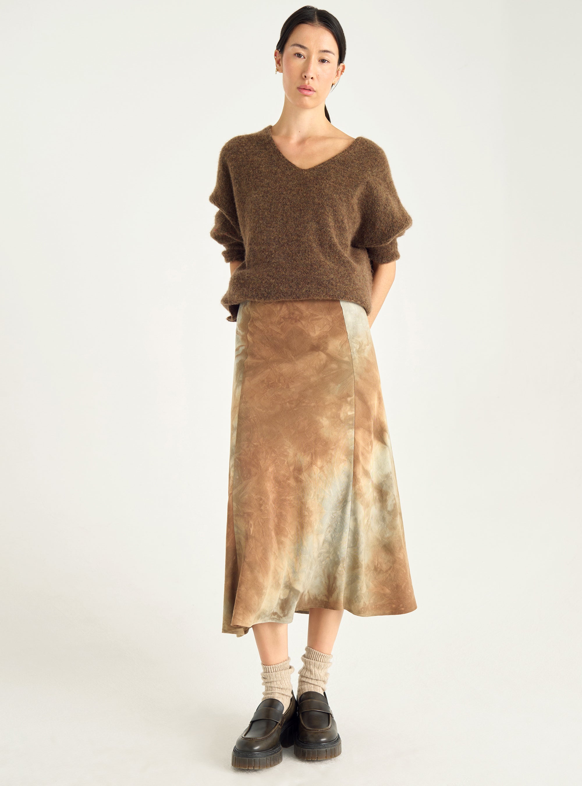 Jupe tulipe imprimée