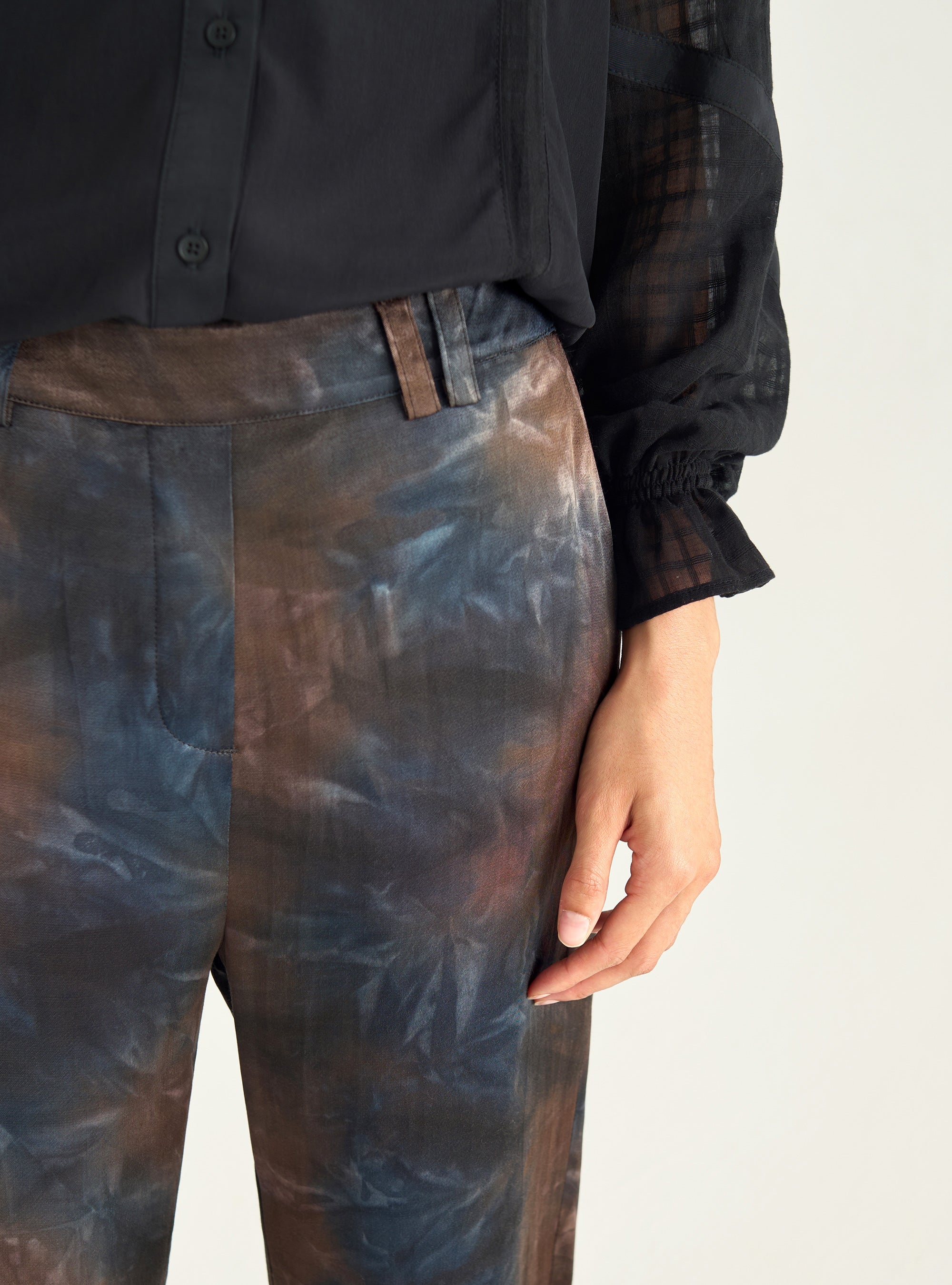 Pantalon fluide imprimé