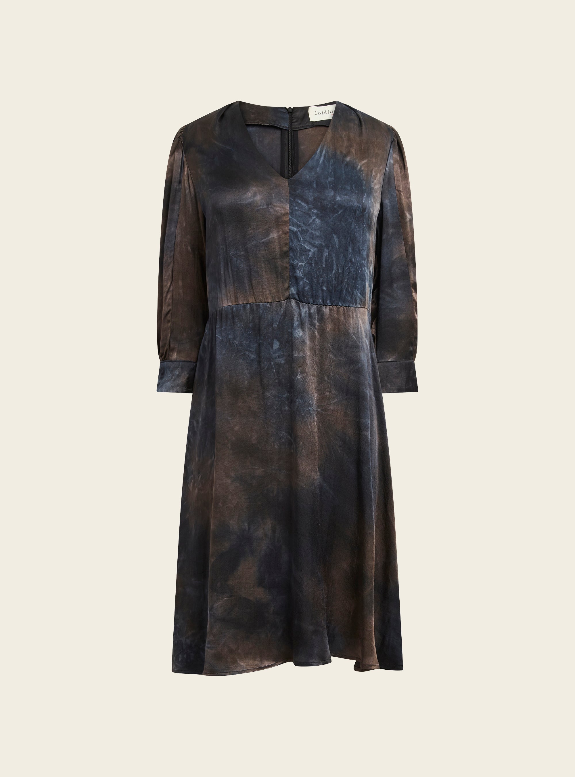 Robe courte imprimée acoté