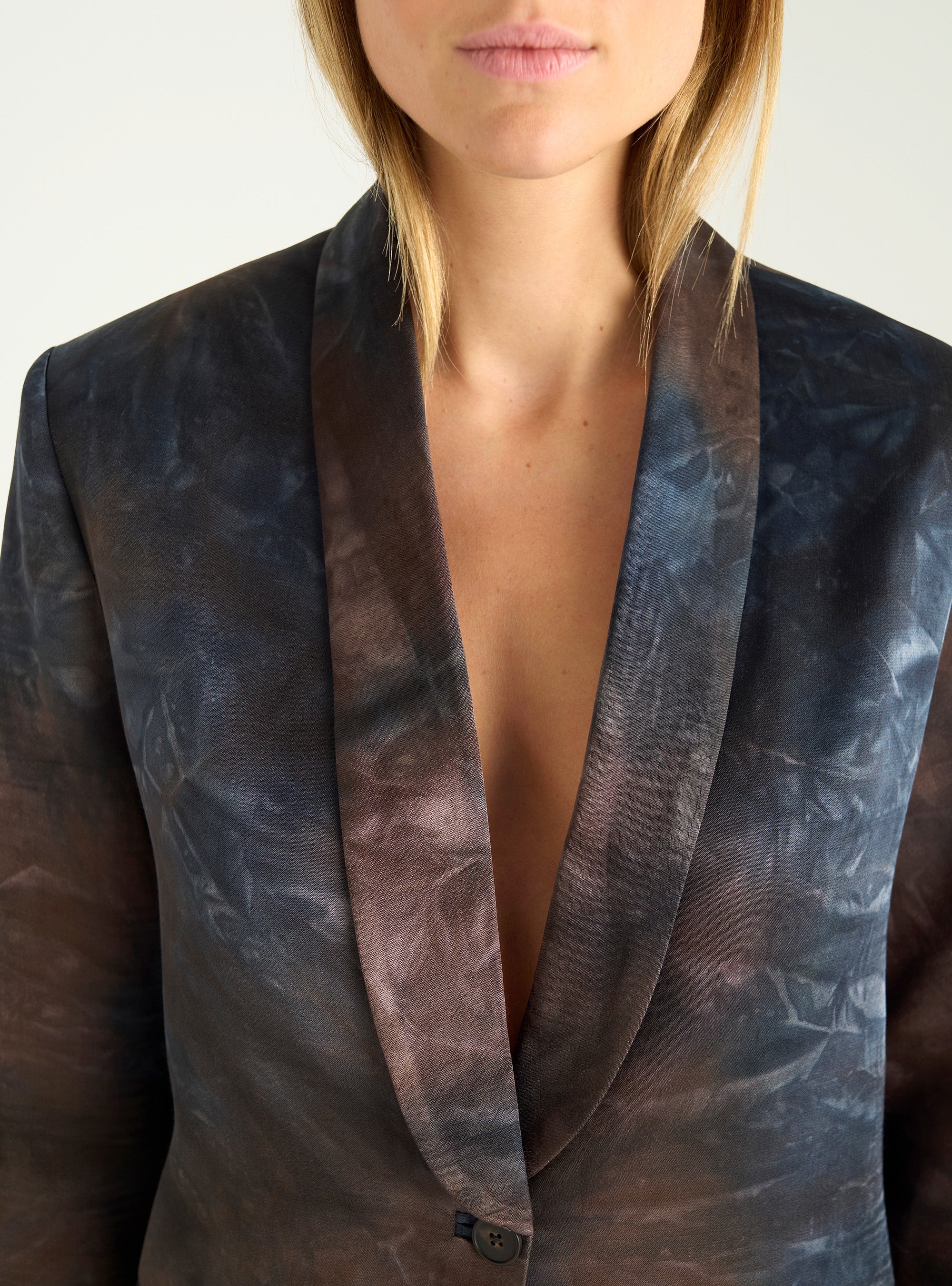 Veste fluide imprimée