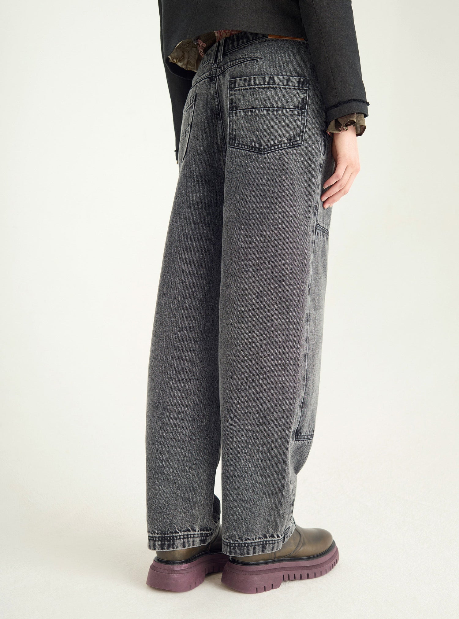 Jean charpentier 100 % coton acoté