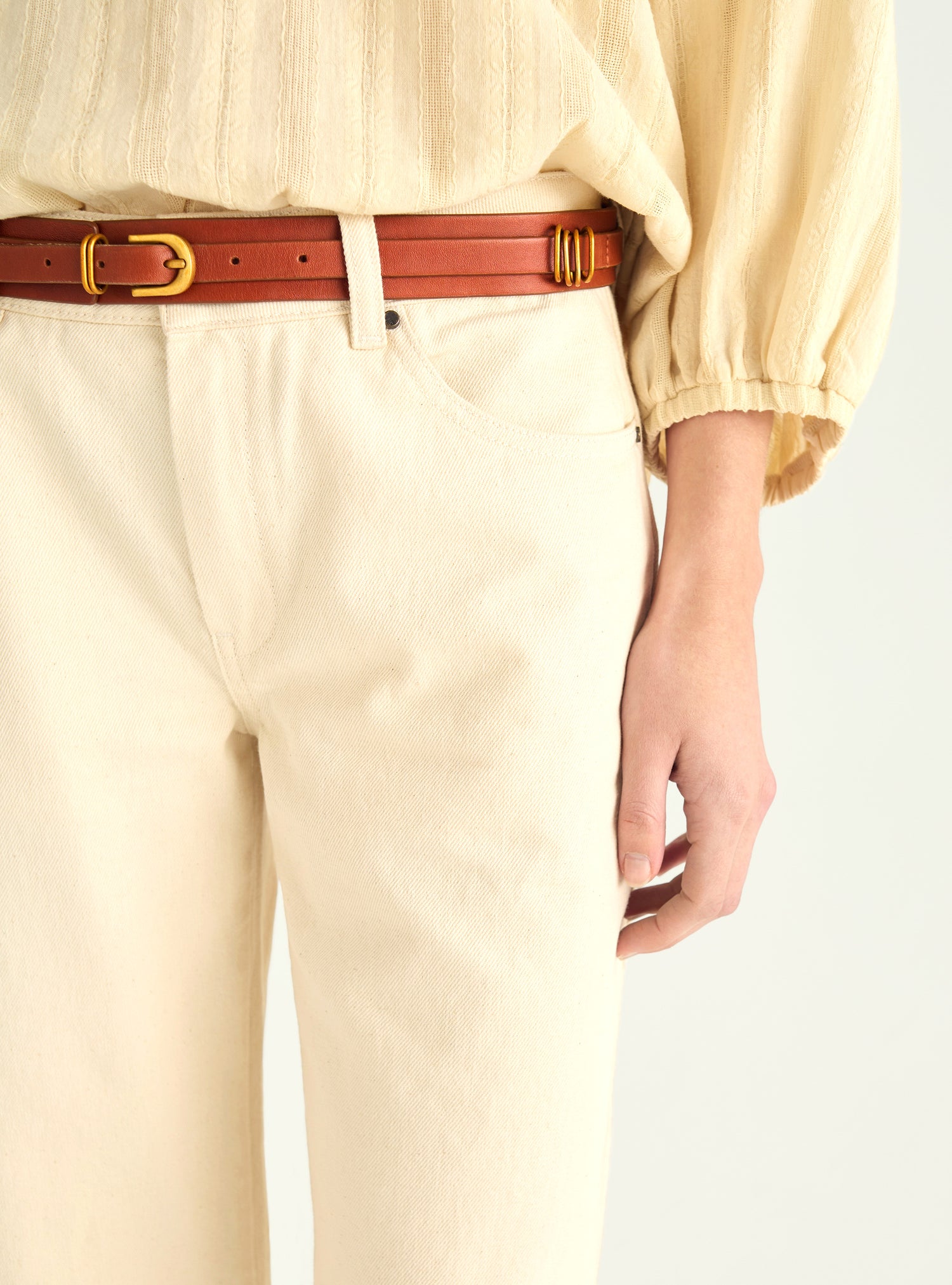 Ceinture “Stray Cats” en cuir