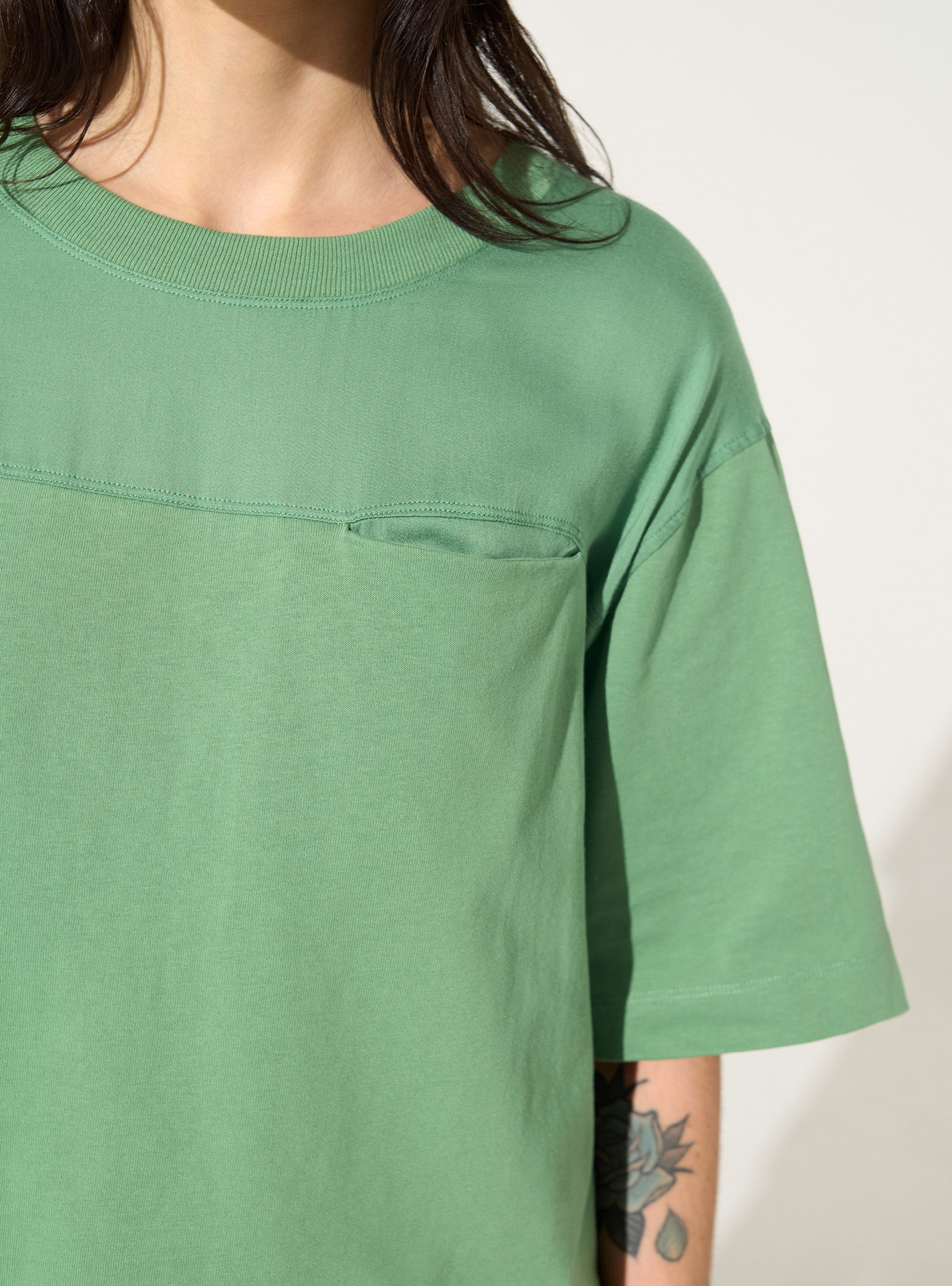 T-Shirt en coton bio vert