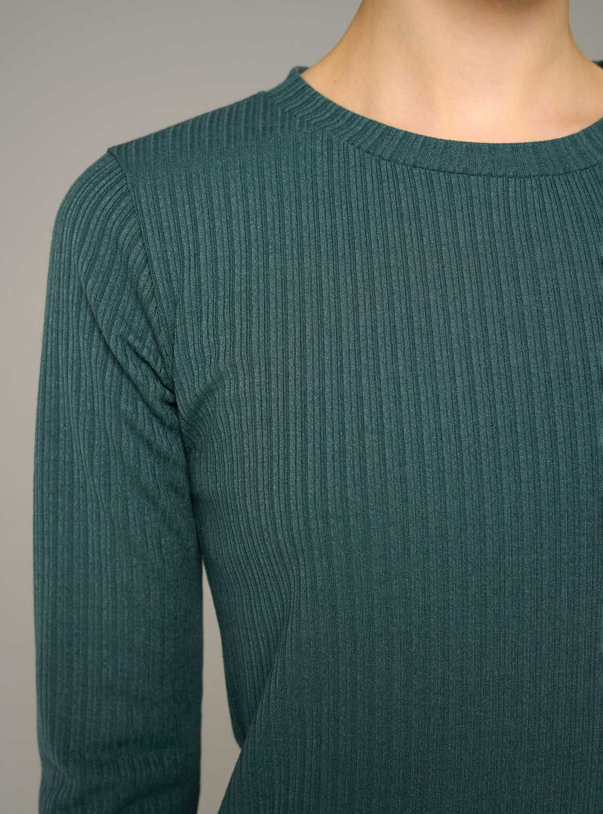Robe longue en maille tricotée en France acoté