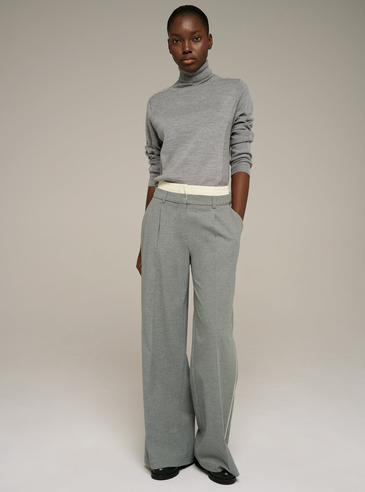Cotélac acoté pantalon large