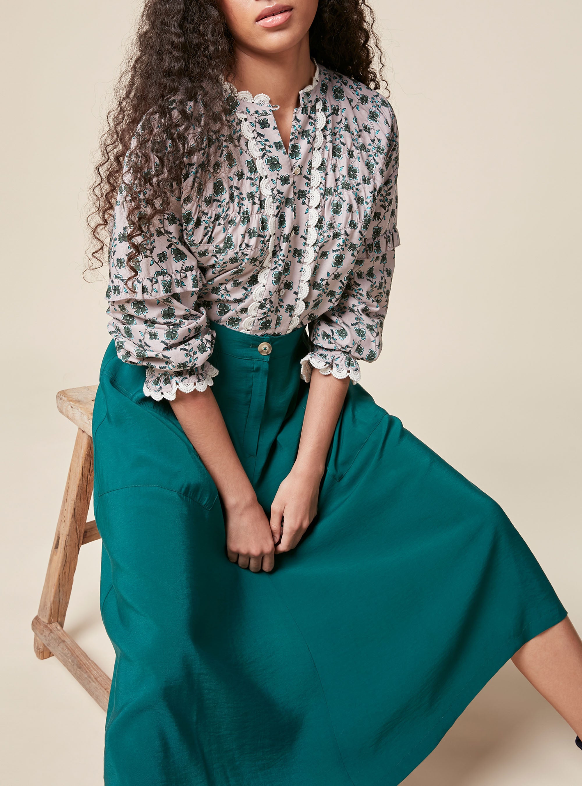 Ruffled Shirt