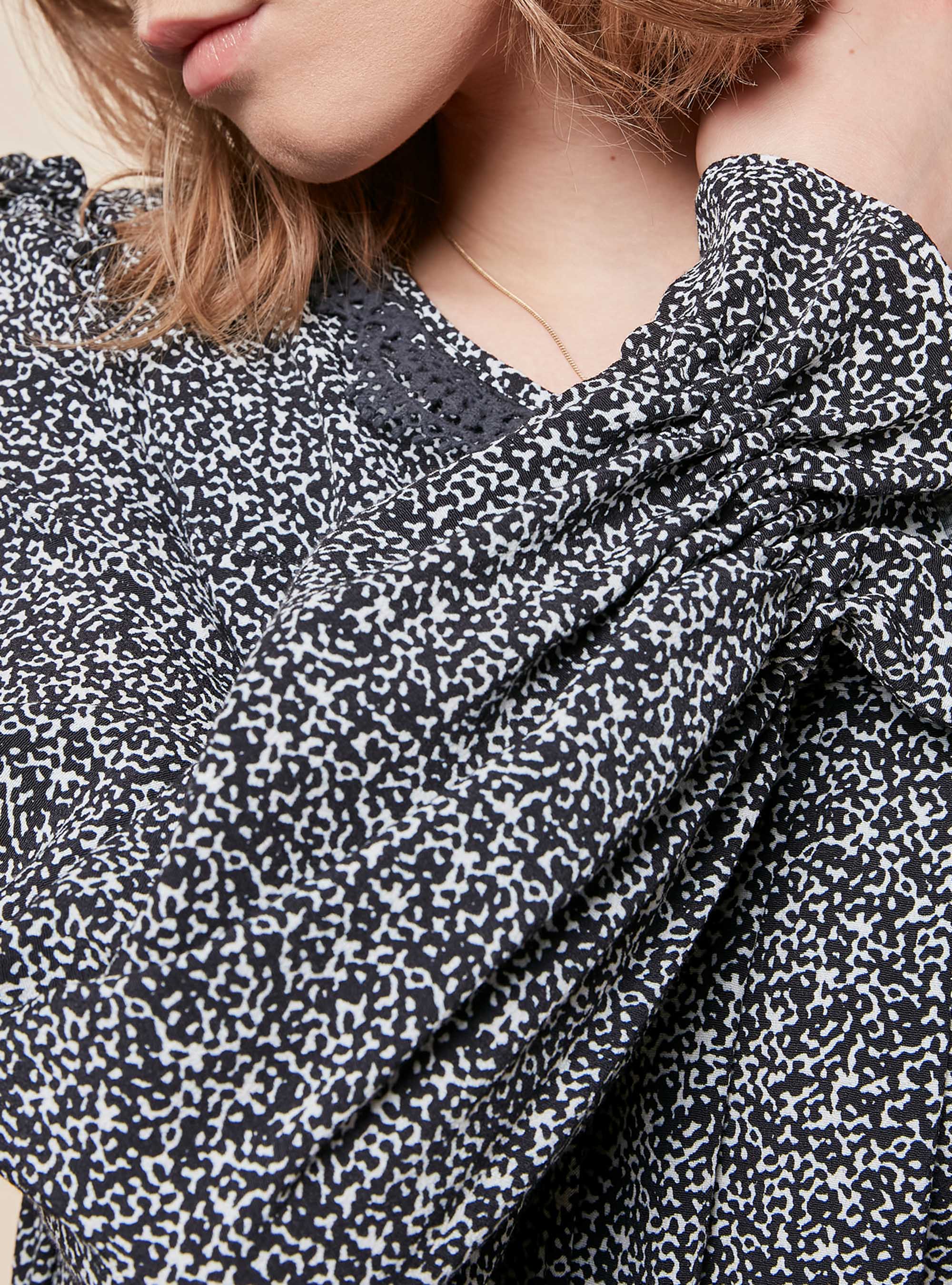 Retro Printed Straight Dress