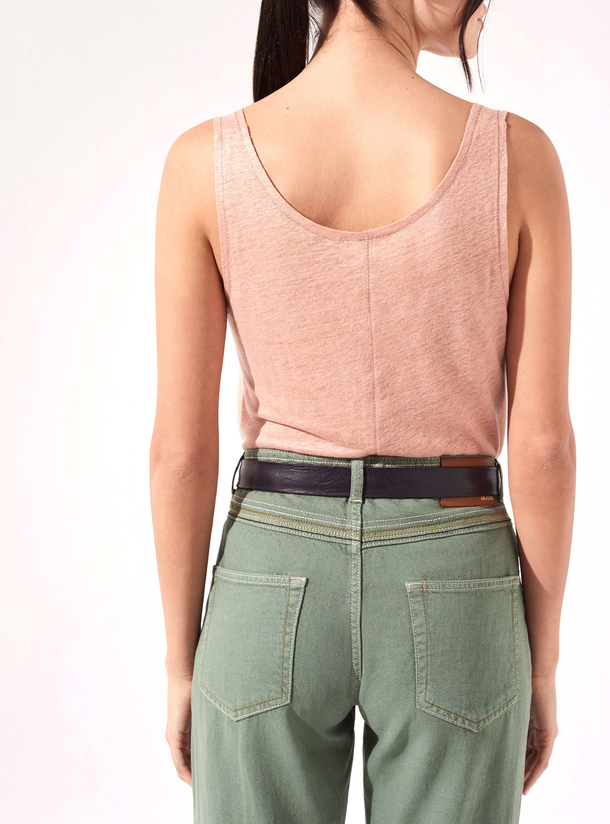 Knitted Linen Tank Top