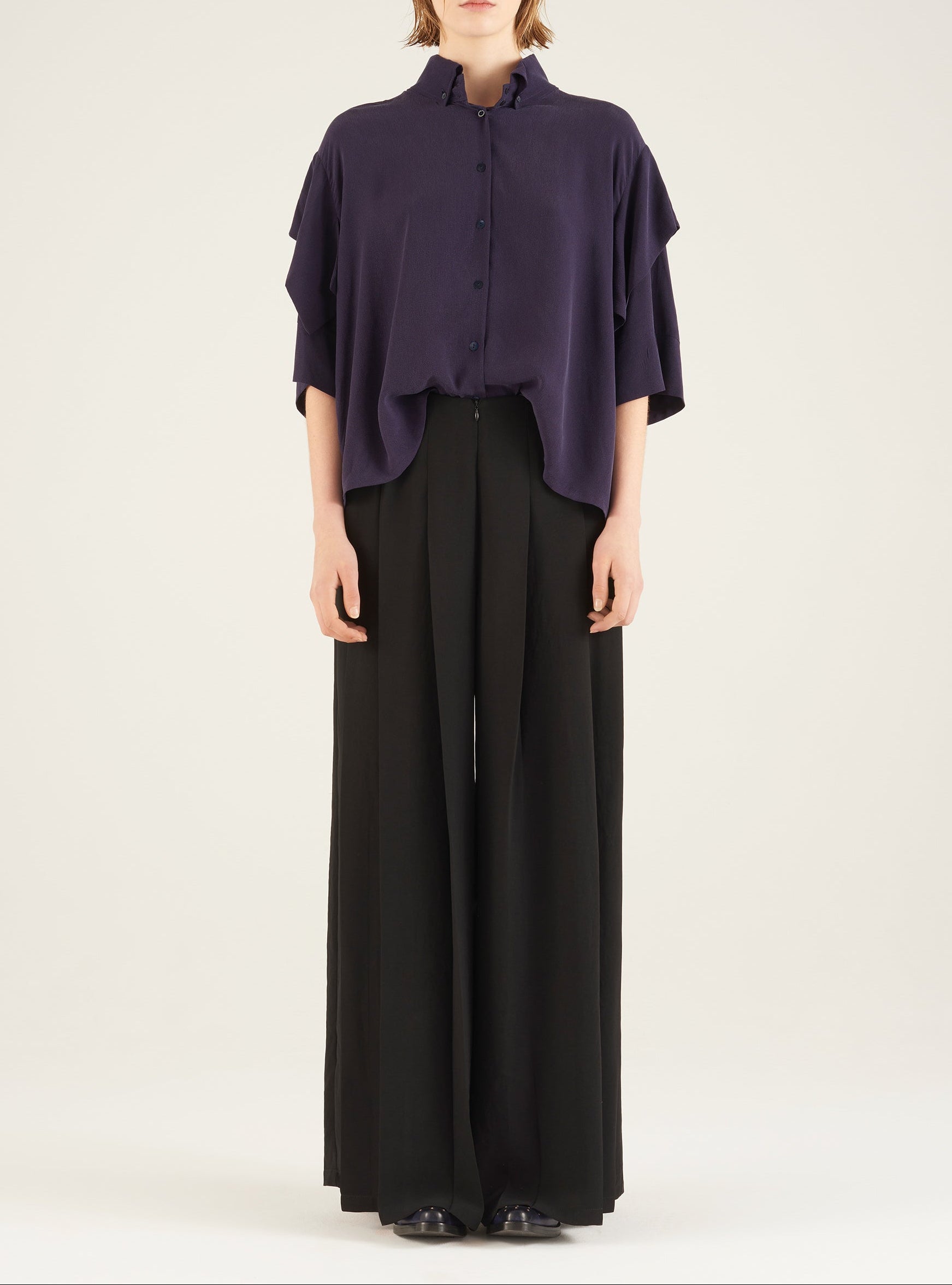 Hose mit weitem Bein