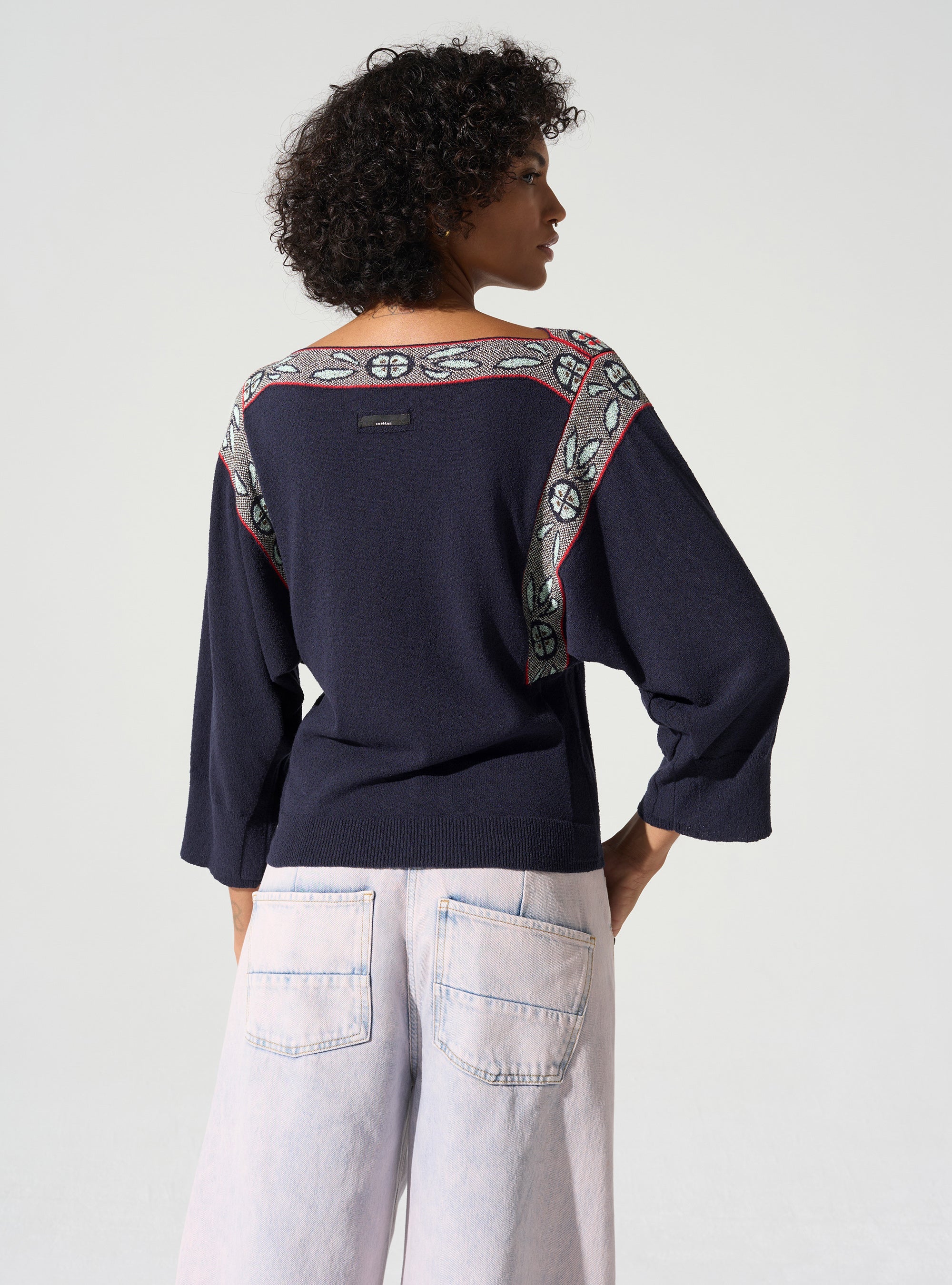 Pullover mit 3/4-Ärmeln