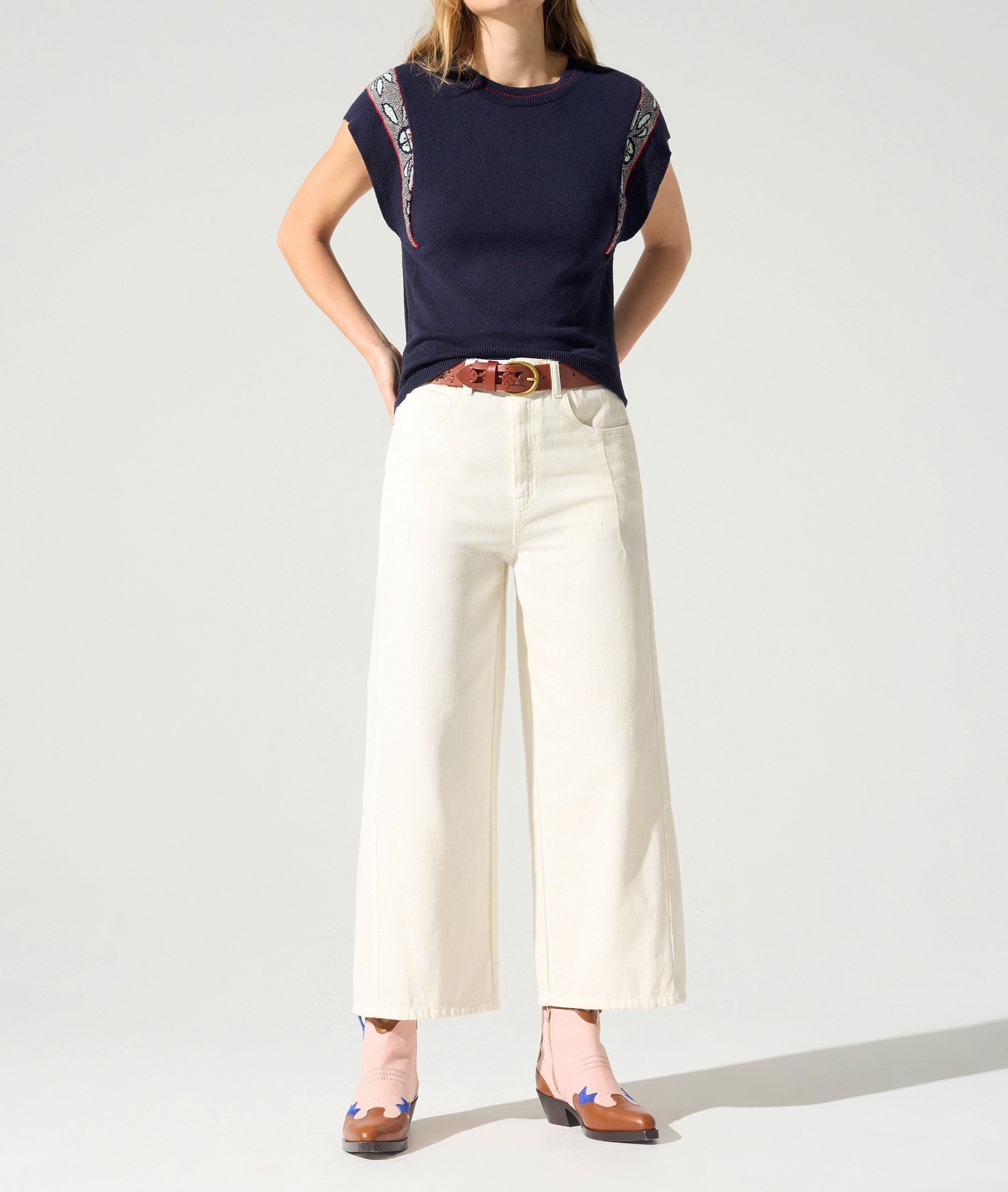 Pull manches courtes Cotélac