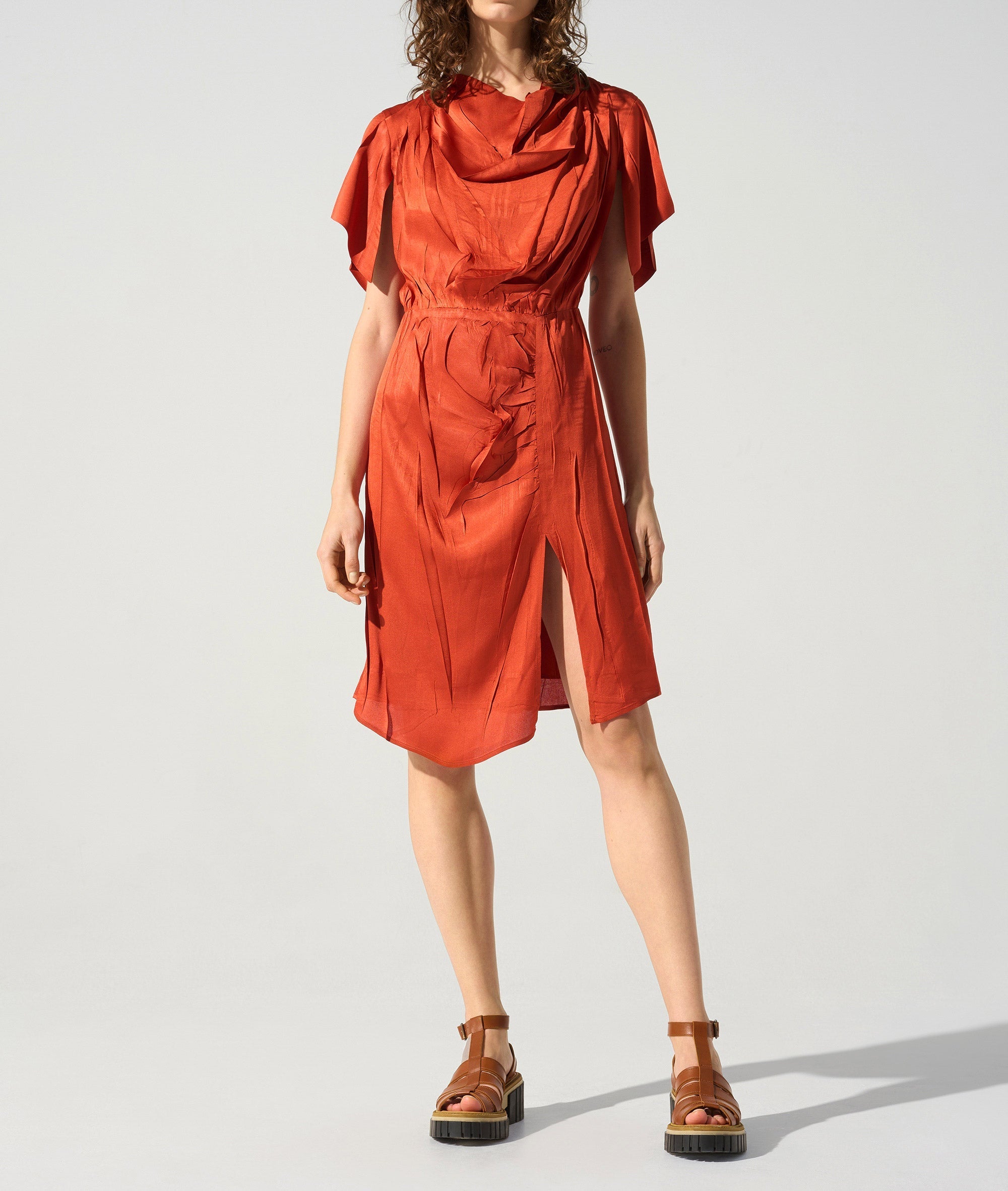 Robe manches fendues Cotélac