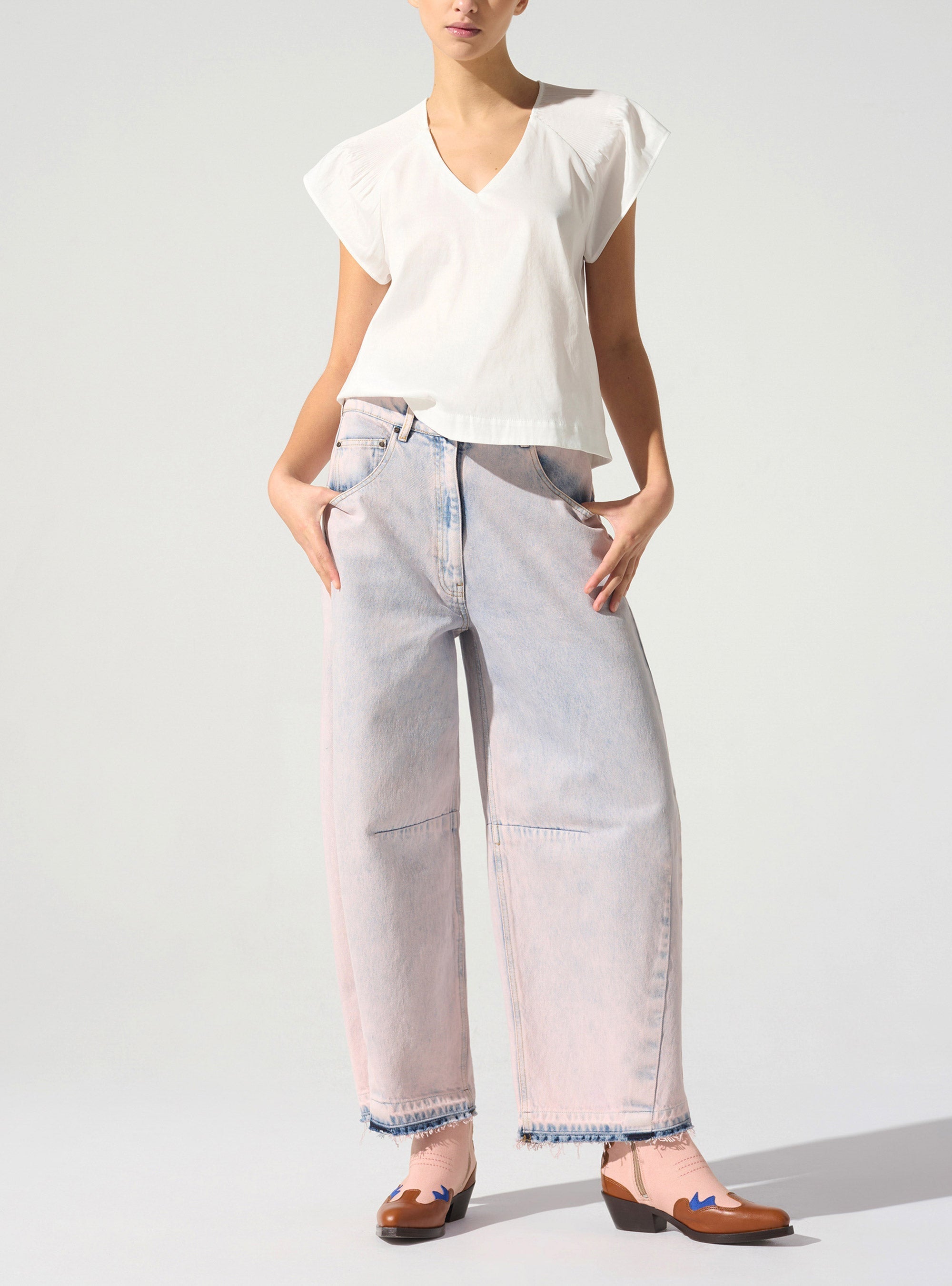 Blouse plissée cristal Cotélac