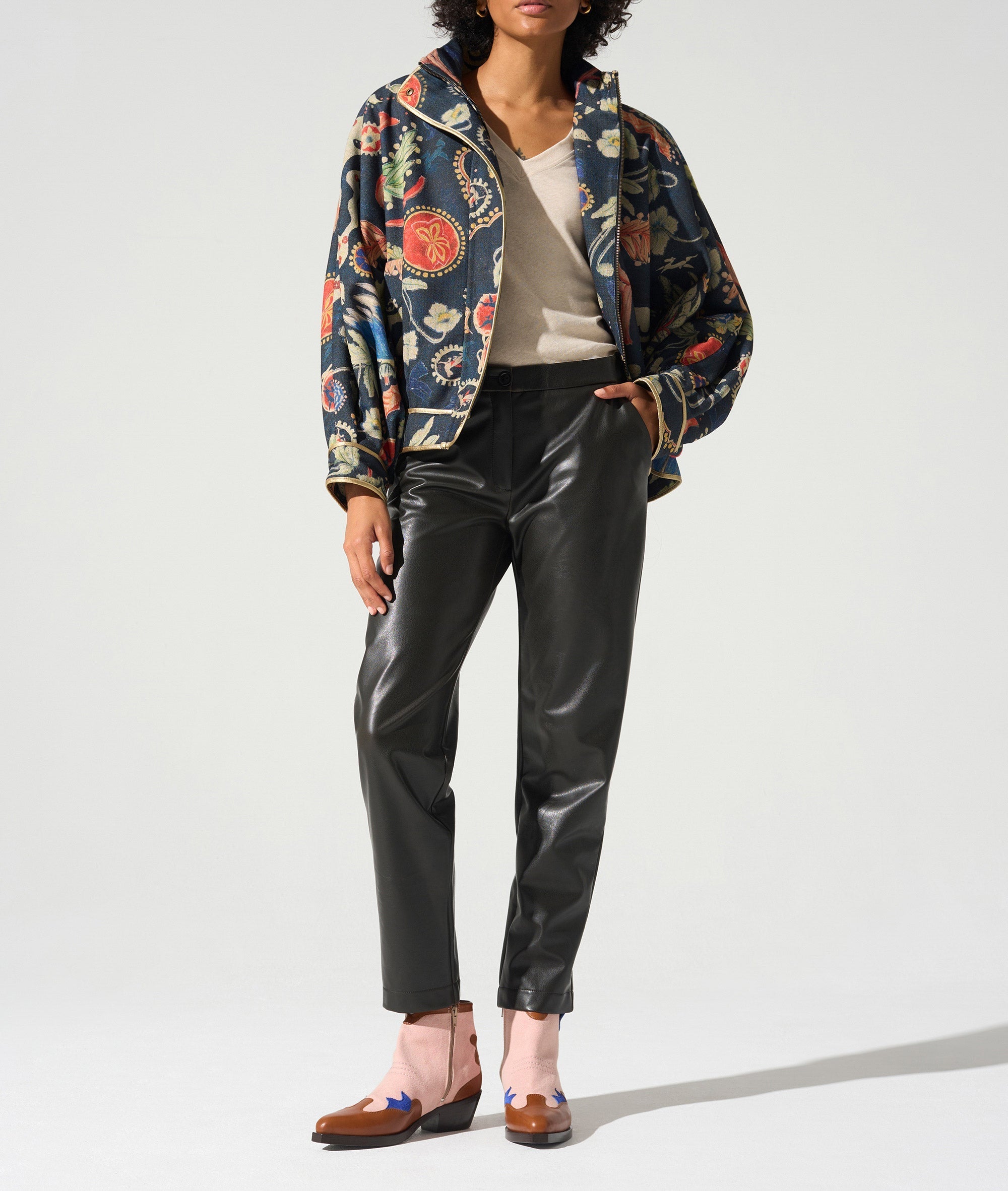 Blouson oversize col montant Cotélac