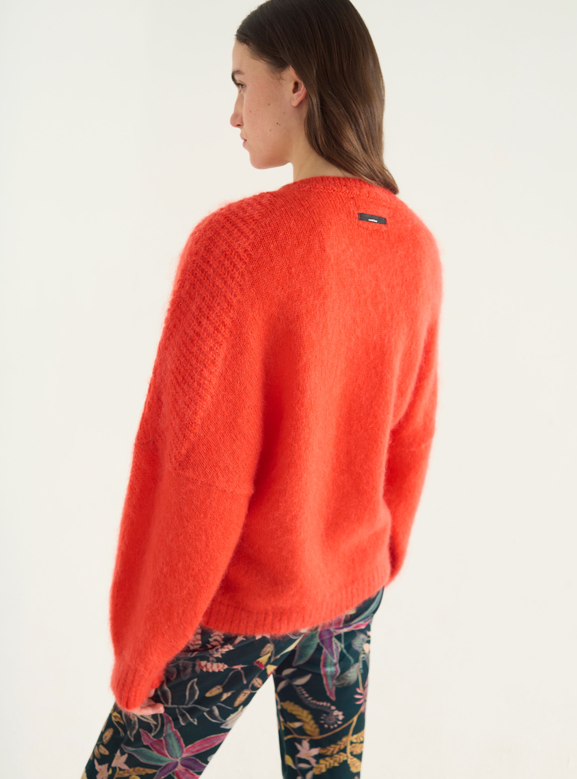 Pull en mohair brossé