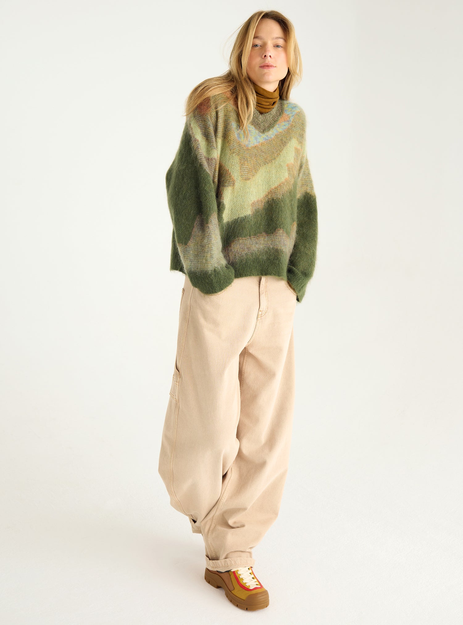 Pull en jacquard exclusif