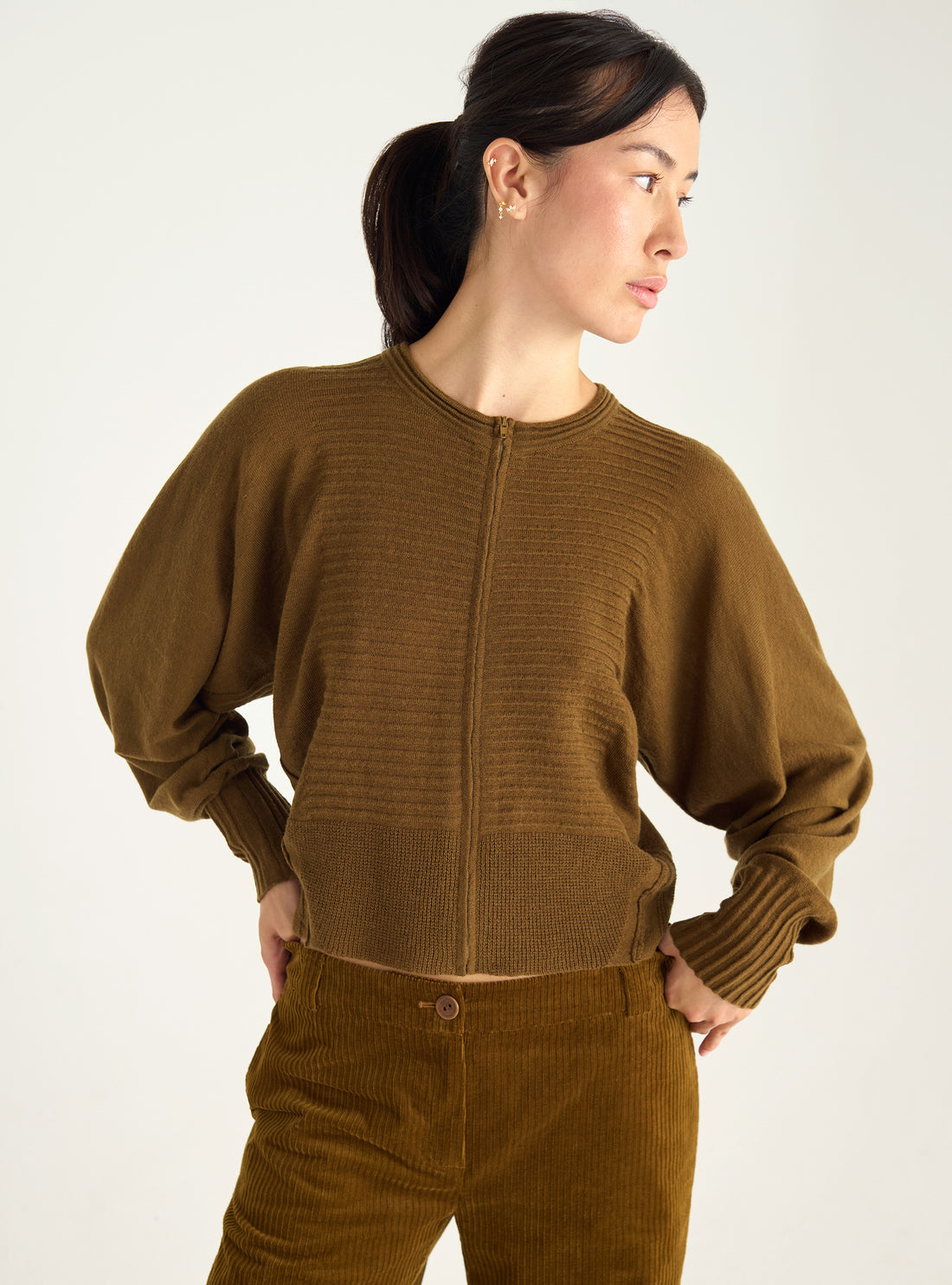 Cardigan en laine mérinos