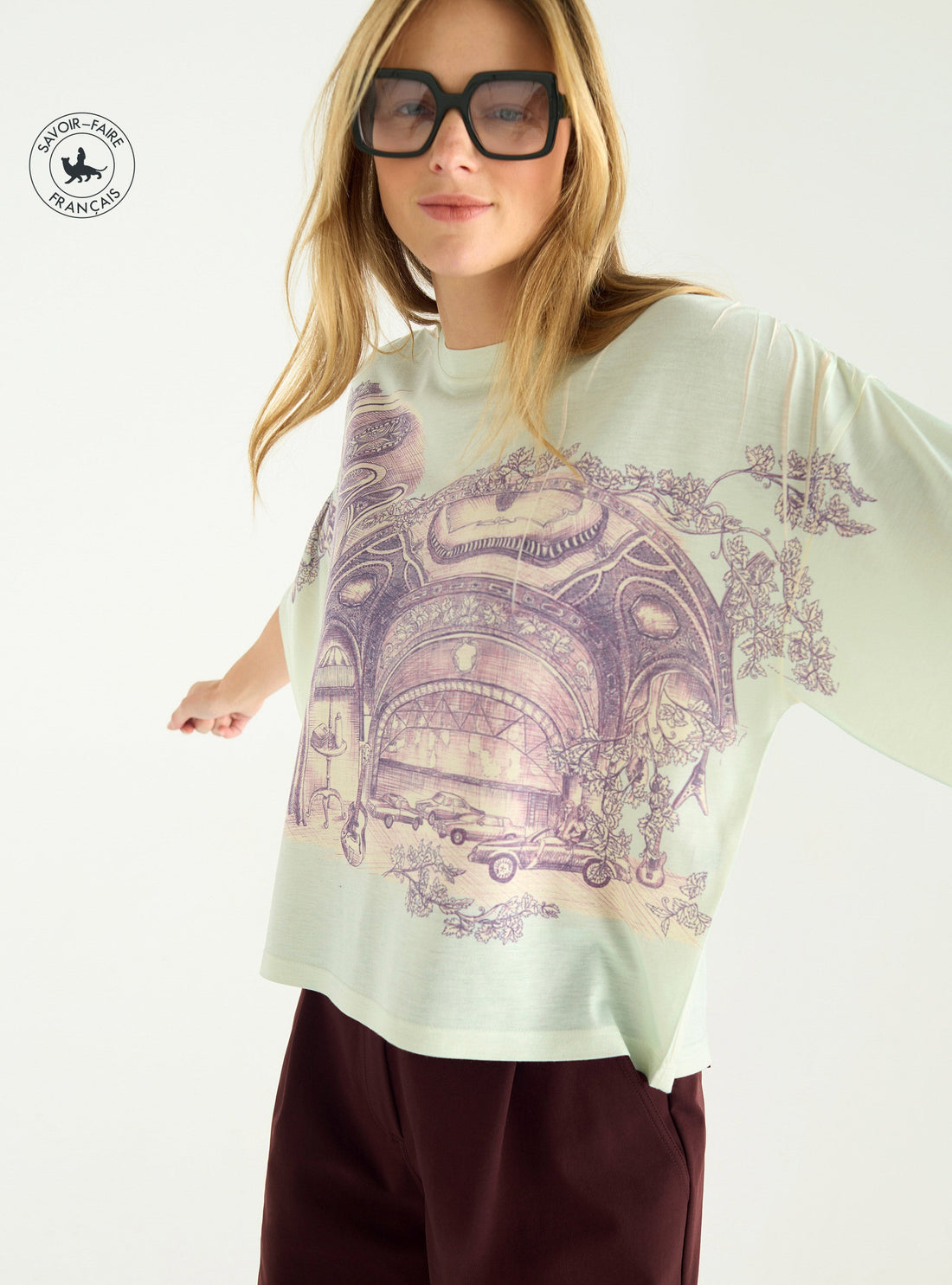 T-shirt imprimé "Heart Strings" Cotélac