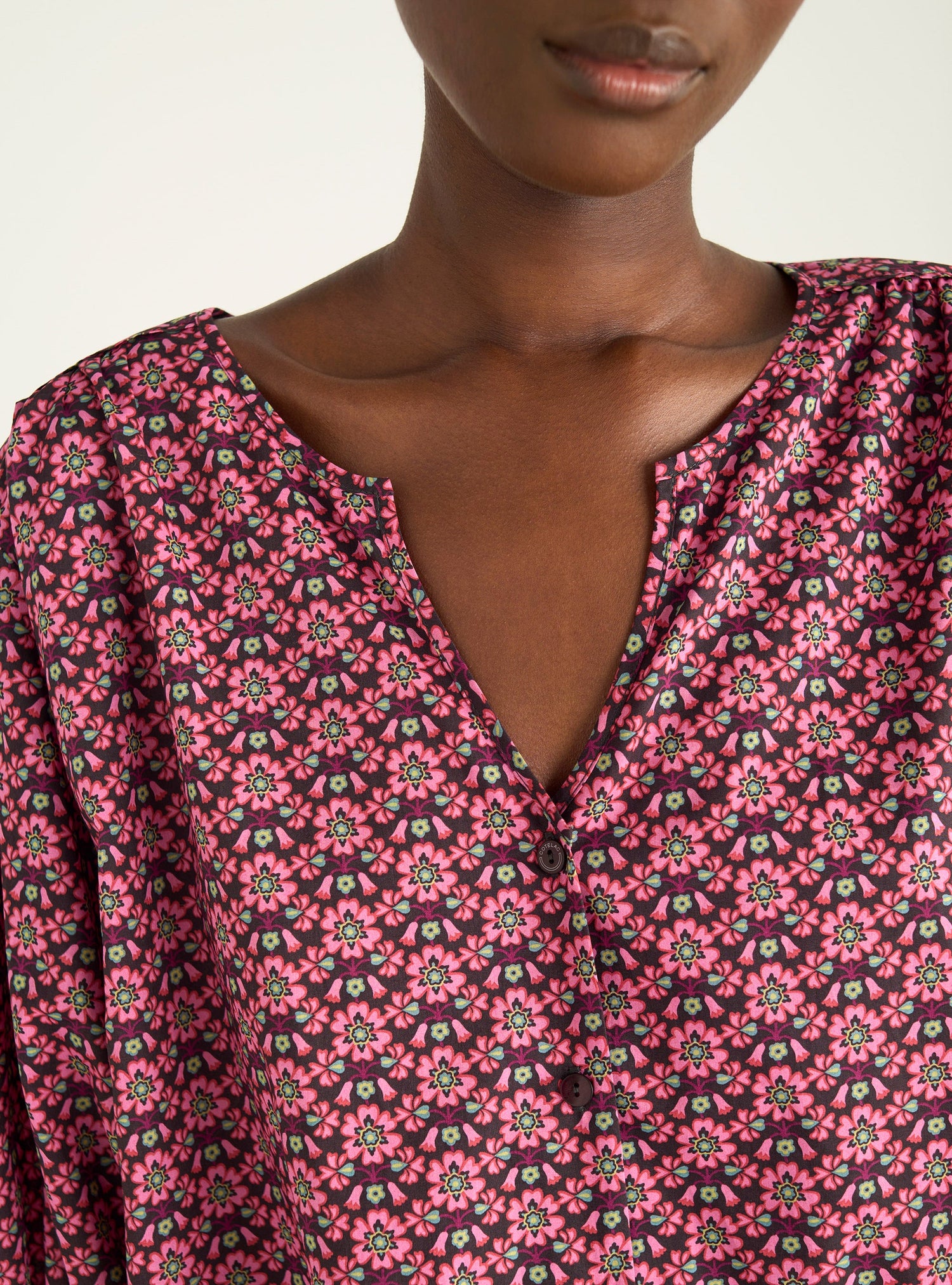 Chemise à manches ballon