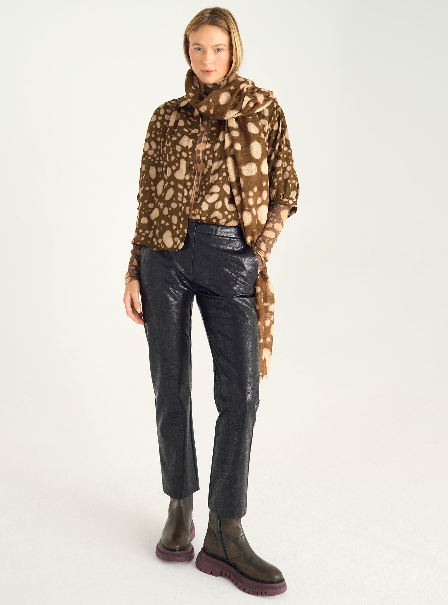 Chemise à manches ballon