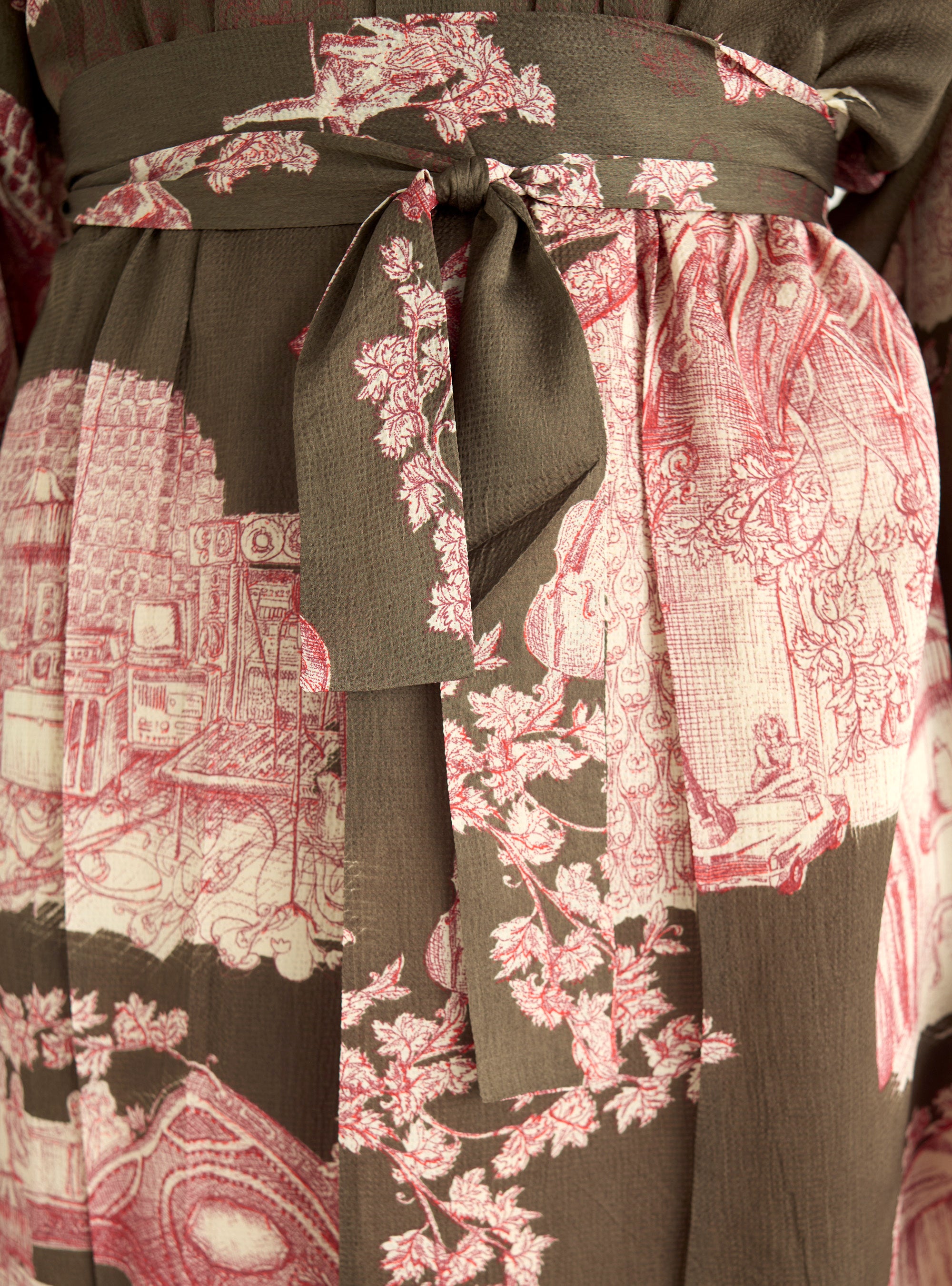 Robe imprimée "Heart Strings"