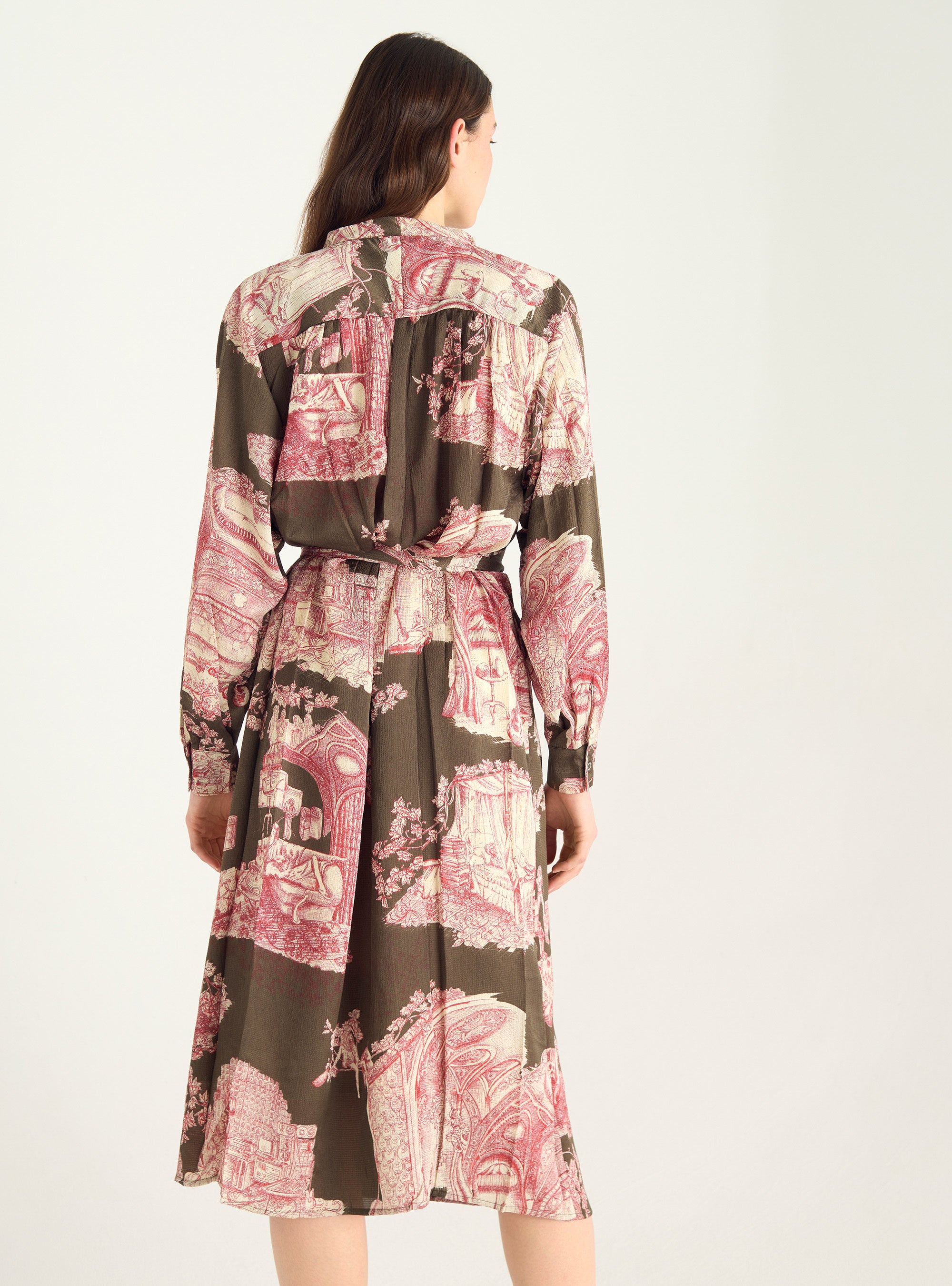 Robe imprimée "Heart Strings"