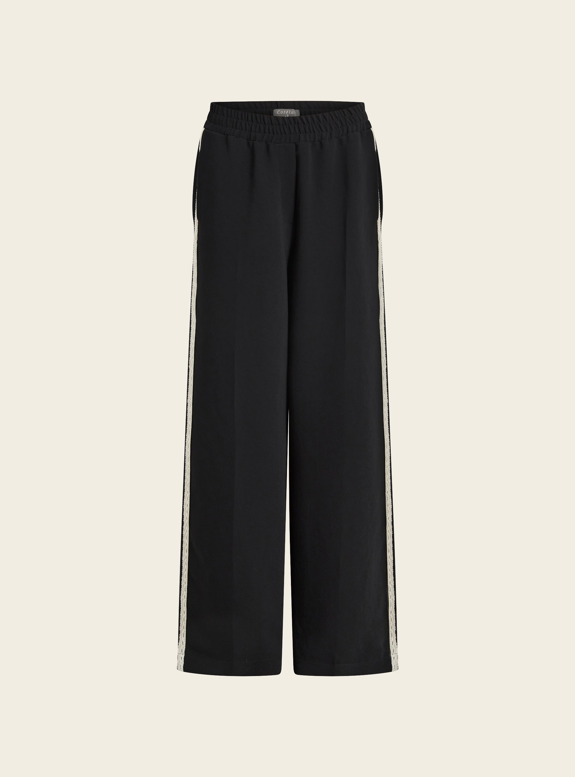 Pantalon large à taille élastiquée Cotélac