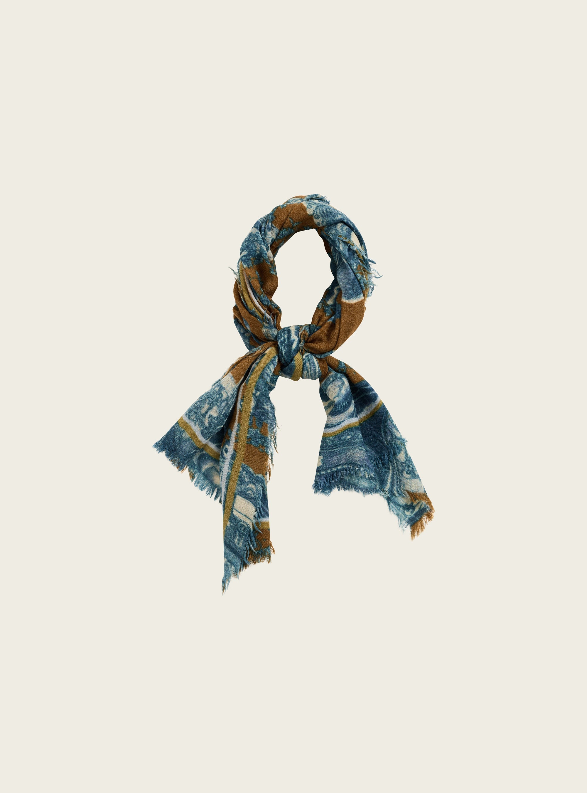 Foulard en laine imprimé Cotélac