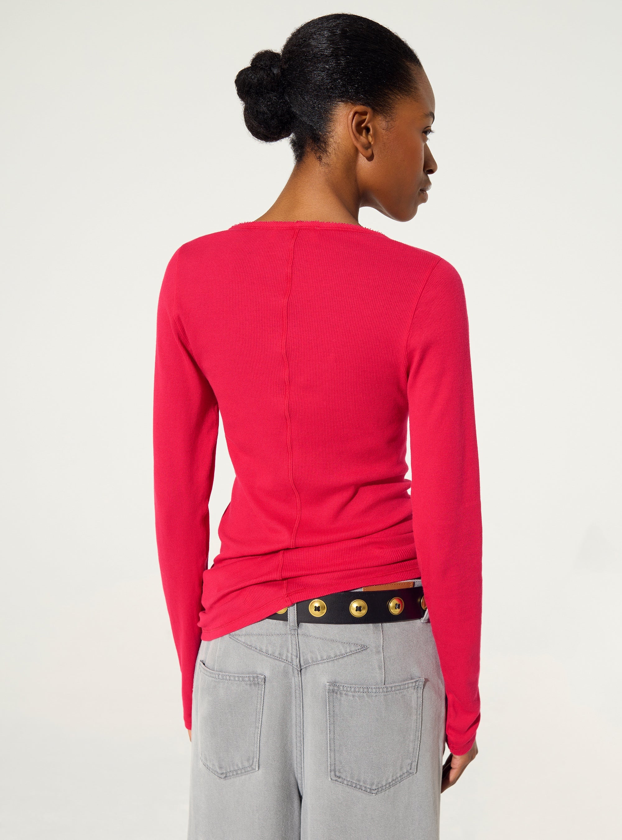 Rotes T-Shirt aus Bio-Baumwolle