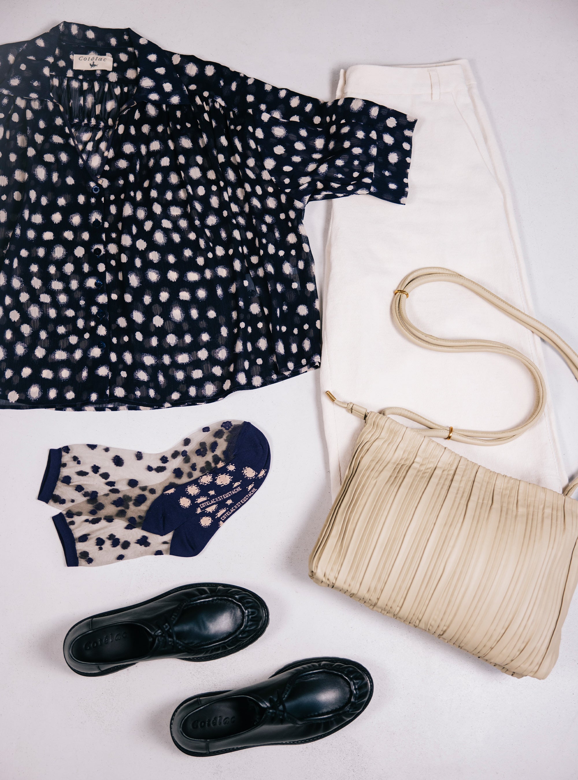 Chaussettes Éclats — Cotélac x Atelier St Eustache Cotélac